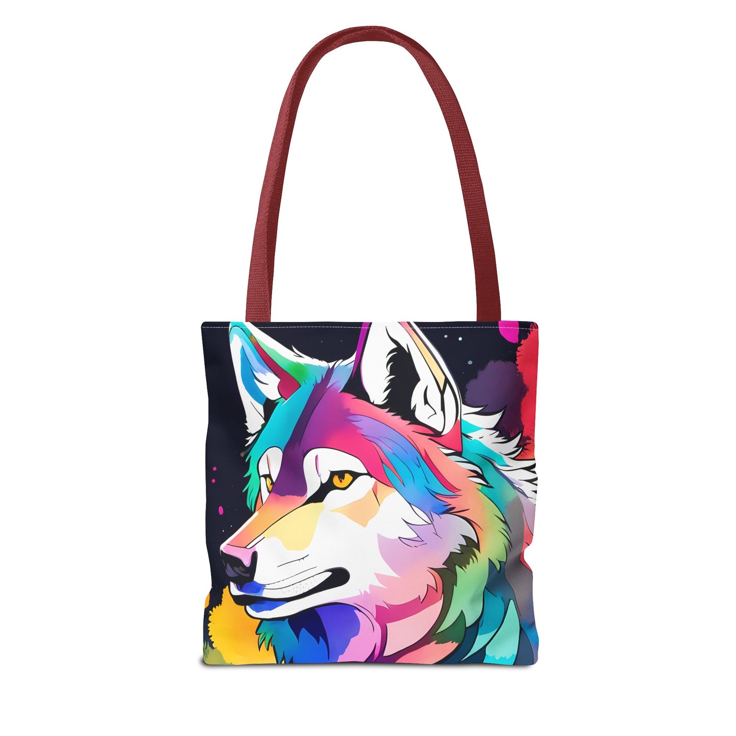 Cosmic Wolf Tote Bag