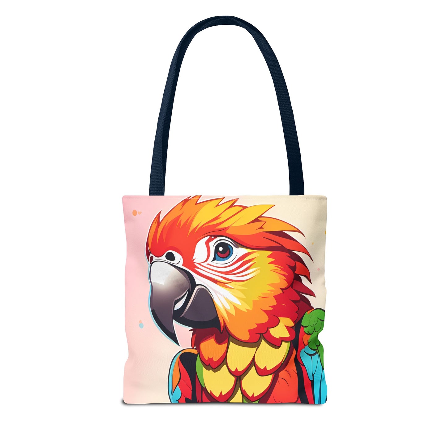 Pretty Parrot Print Tote Bag