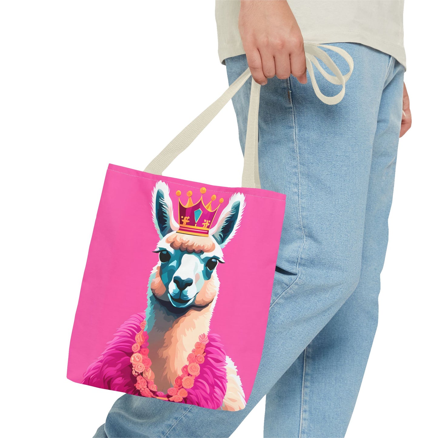 Princess Llama Tote Bag