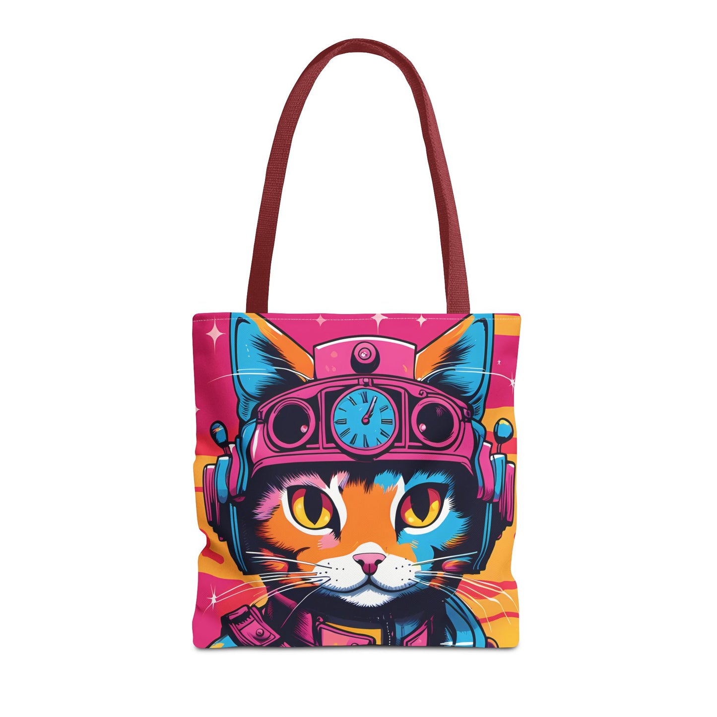 Futuristic Cat Tote Bag