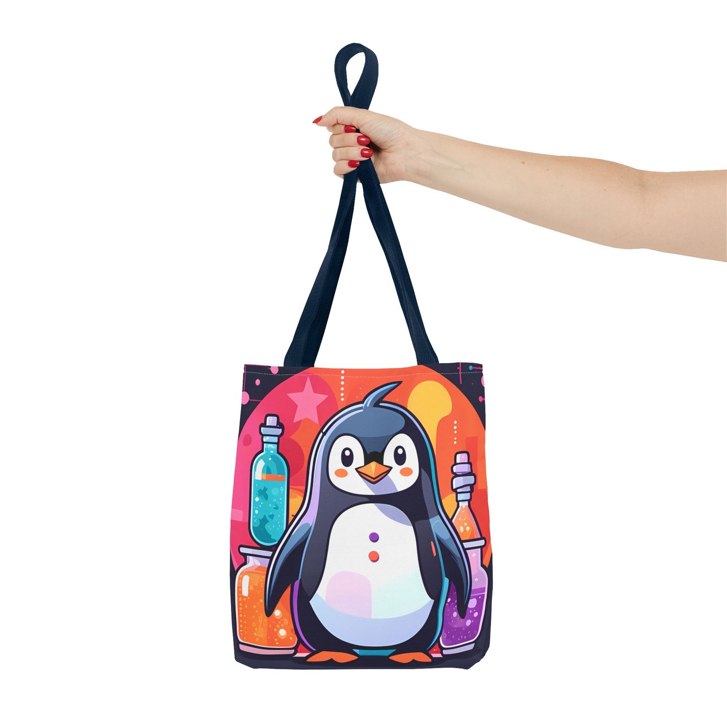 Science Penguin Tote Bag