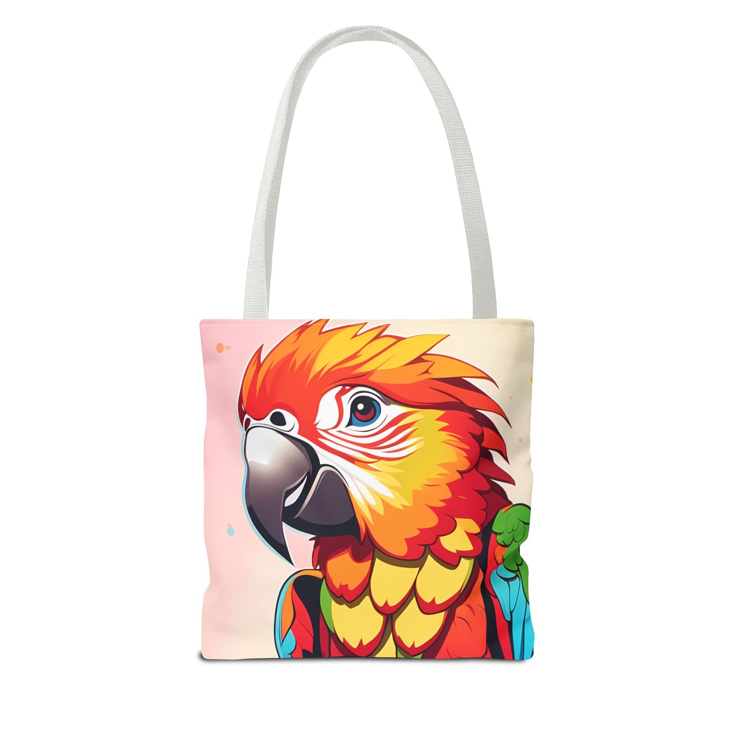 Pretty Parrot Print Tote Bag