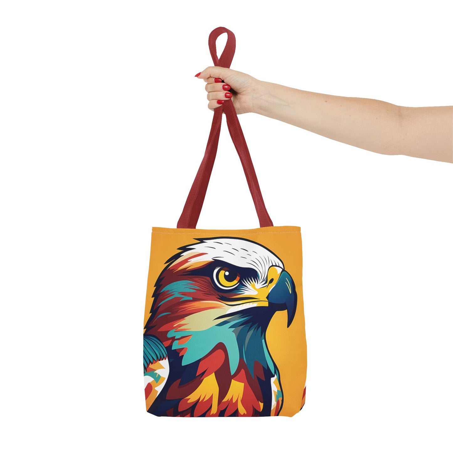 Majestic Hawk Portrait Tote Bag