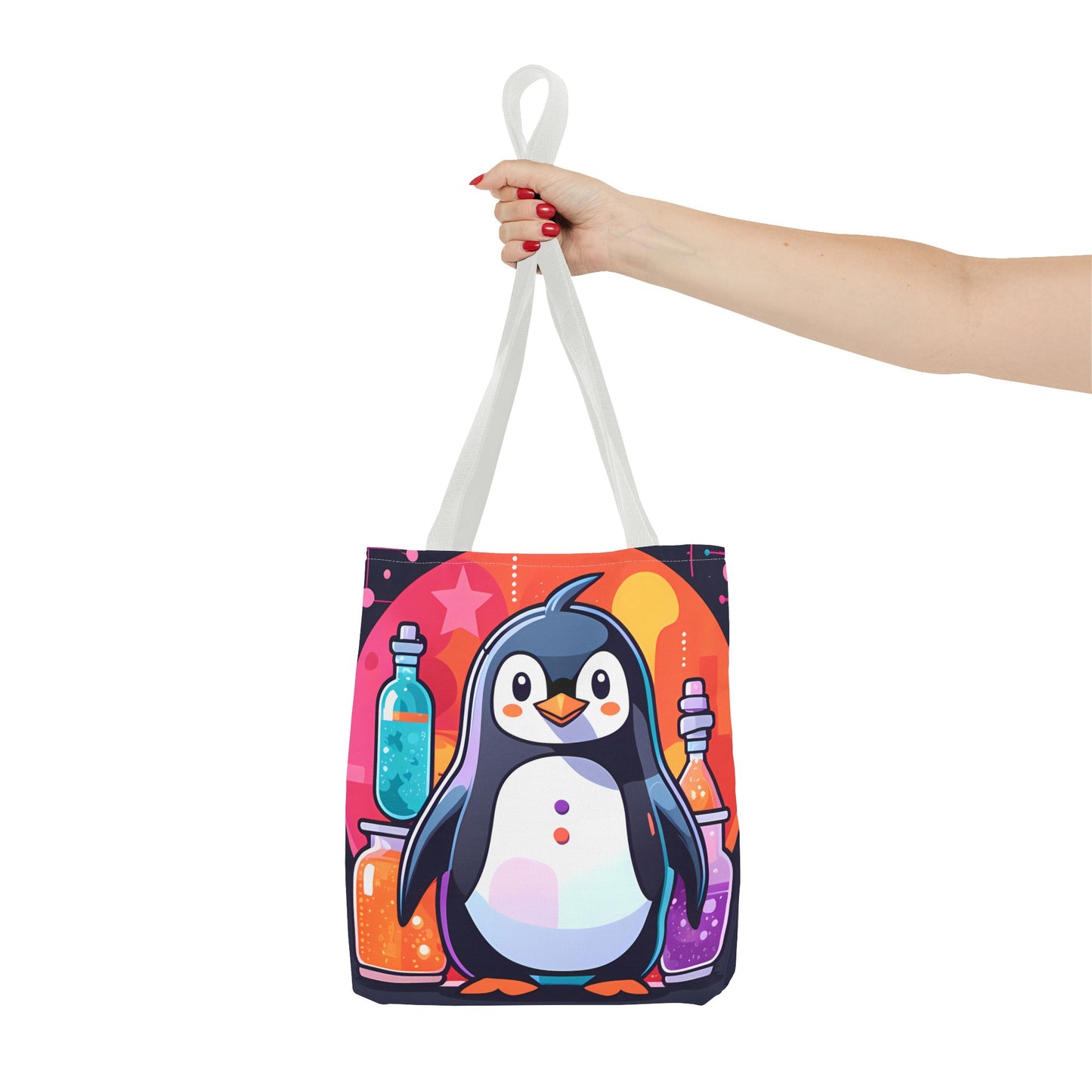Science Penguin Tote Bag