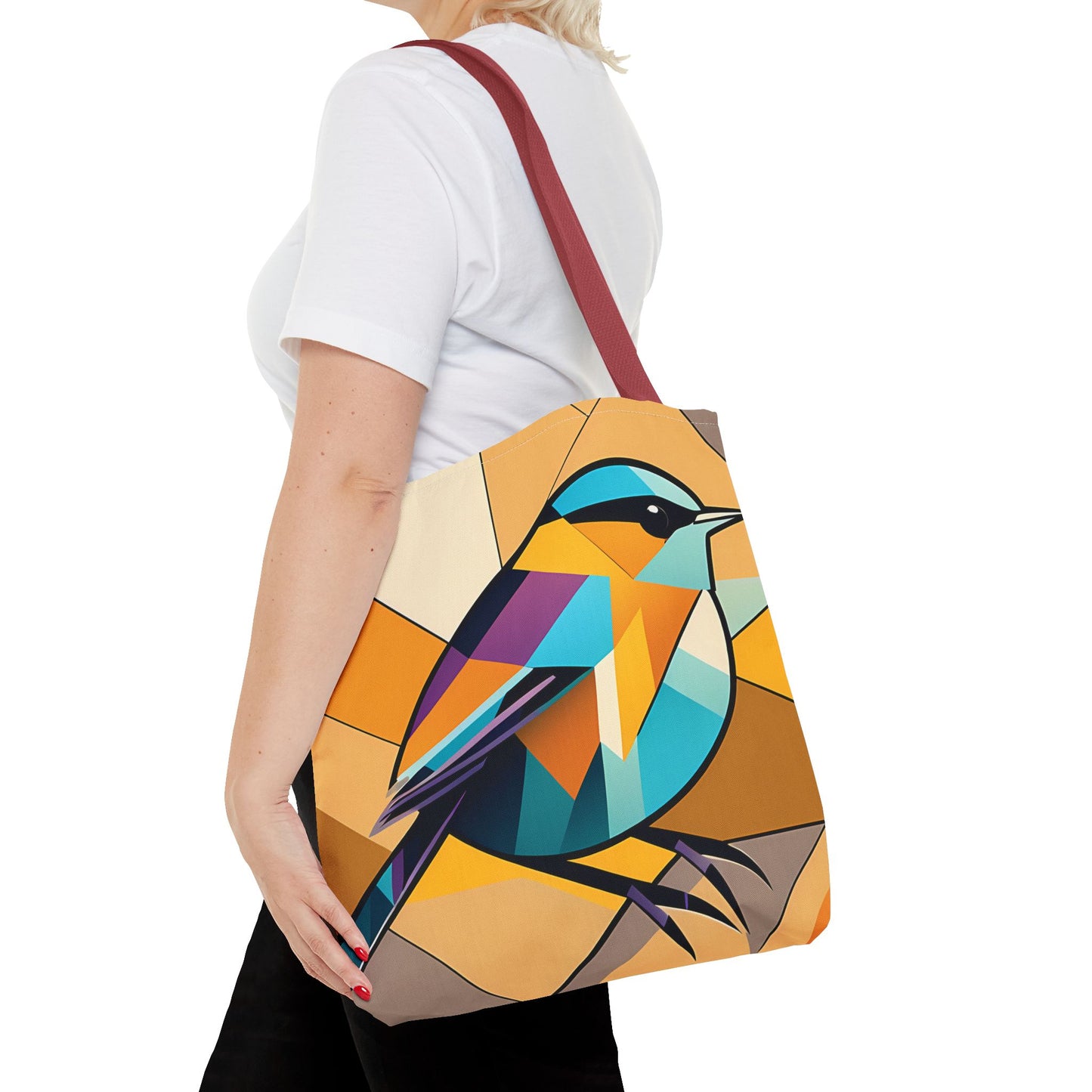 Geometric Wren Tote Bag