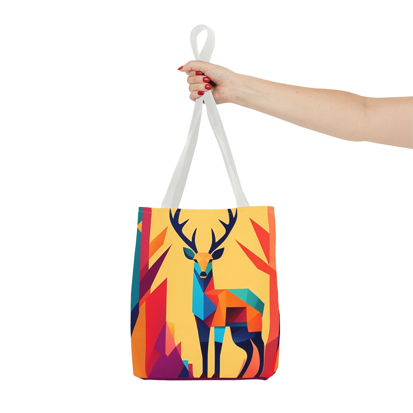 Geometric Deer Tote Bag