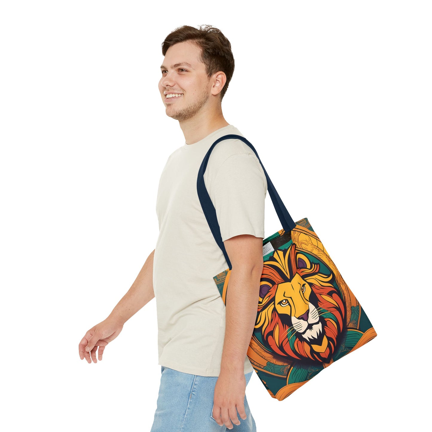 Regal Lion Art Tote Bag