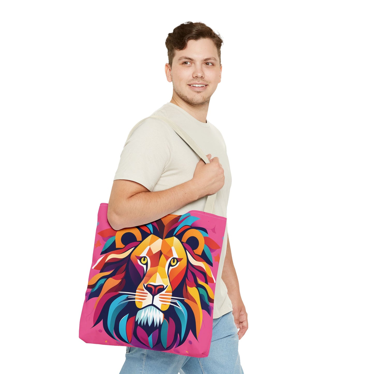 Artistic Lion Tote Bag
