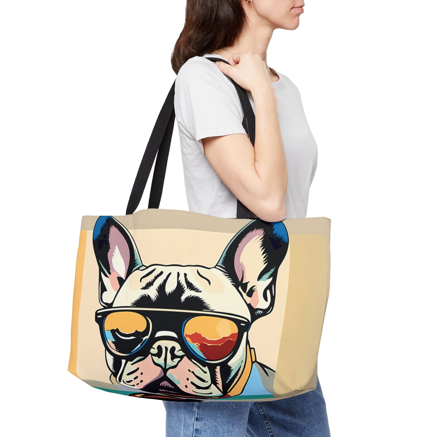 Cool French Bulldog Tote Bag