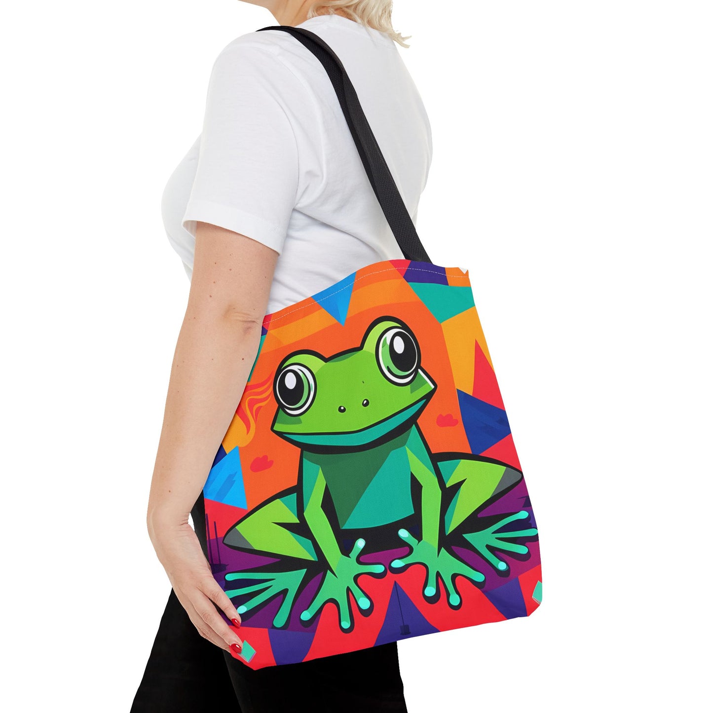 Vibrant Tree Frog Tote Bag