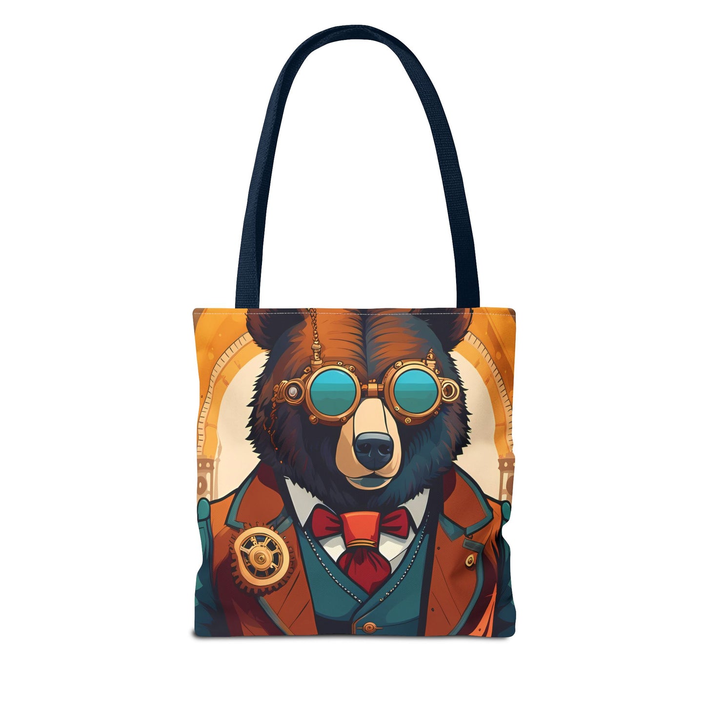 Steampunk Bear Tote Bag