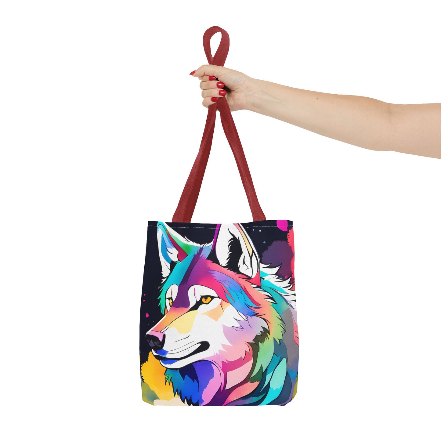 Cosmic Wolf Tote Bag