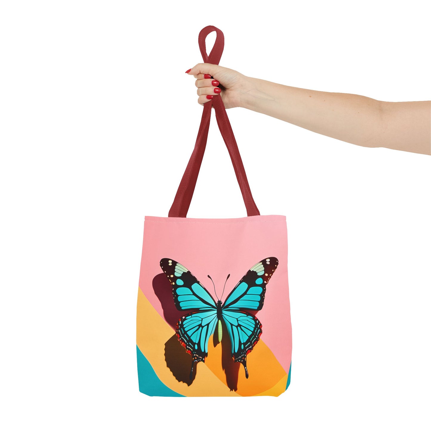 Blue Butterfly Tote Bag