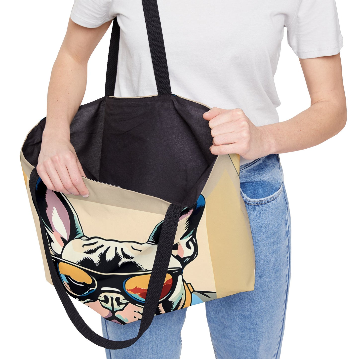 Cool French Bulldog Tote Bag