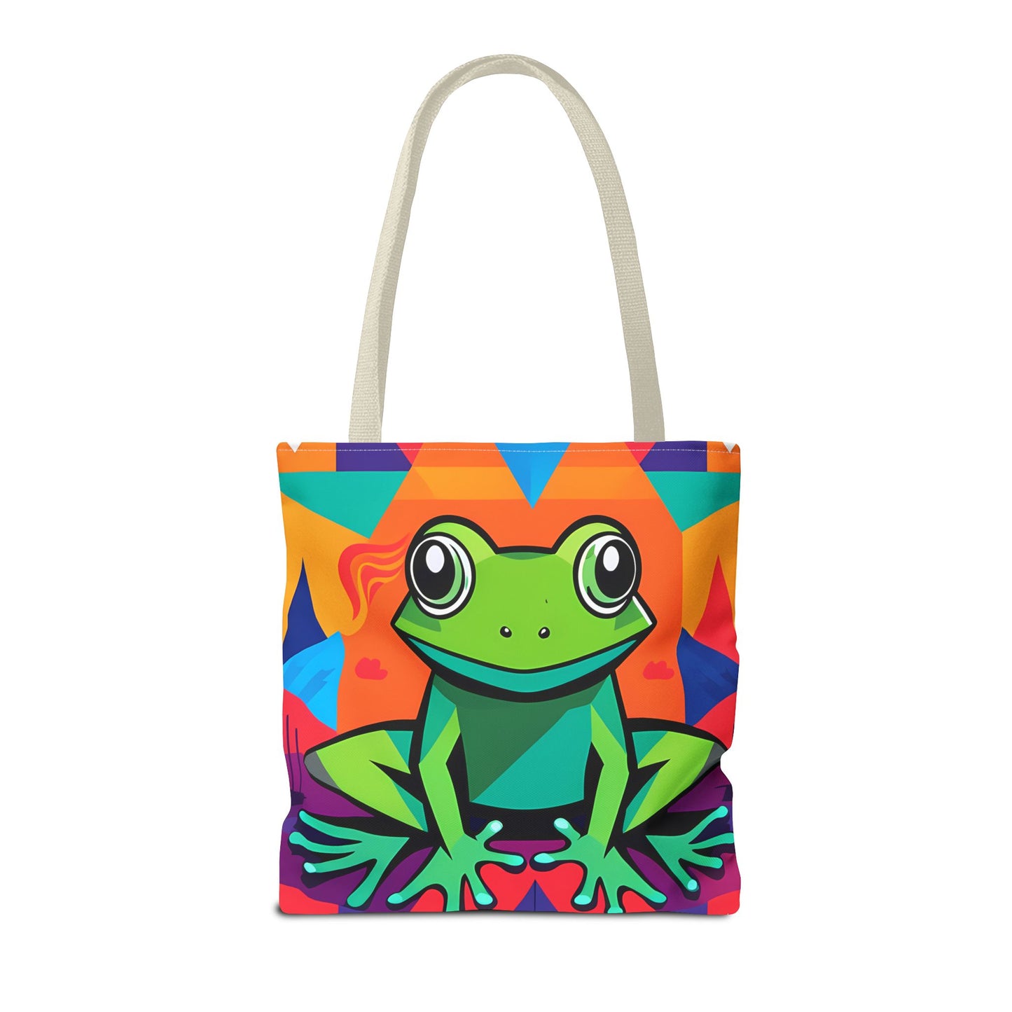 Vibrant Tree Frog Tote Bag
