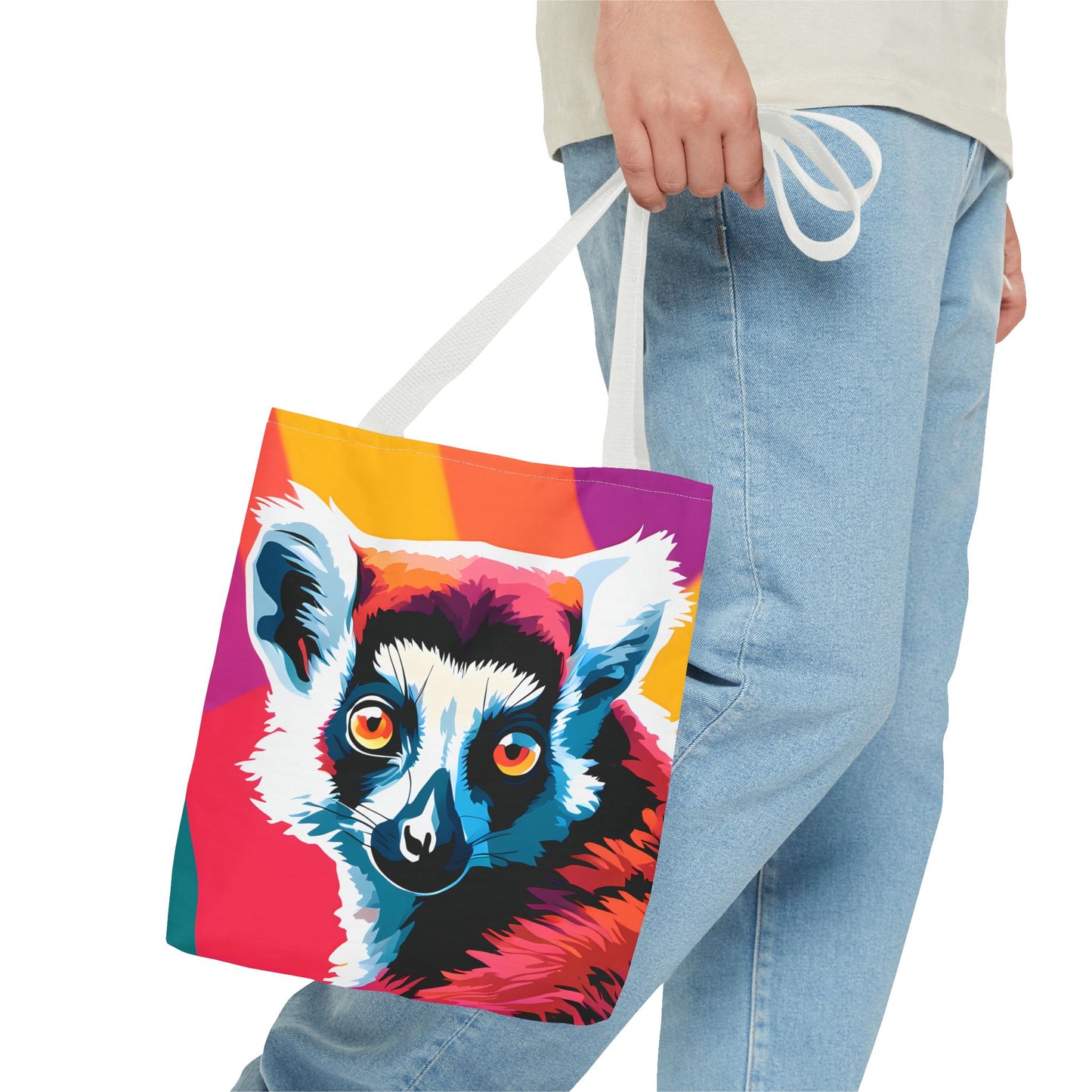 Vivid Lemur Tote Bag