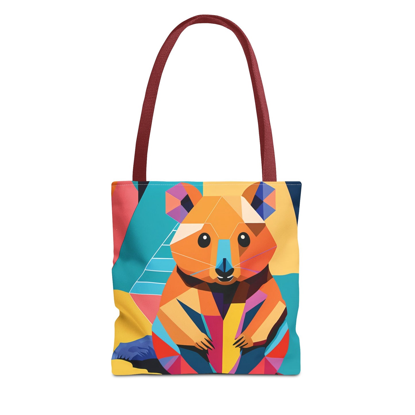Geometric Quokka Tote Bag