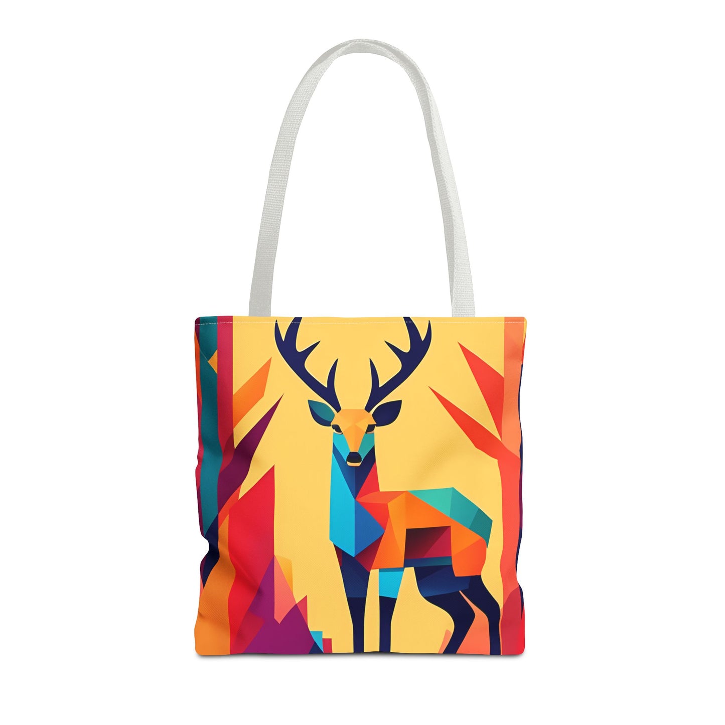Geometric Deer Tote Bag
