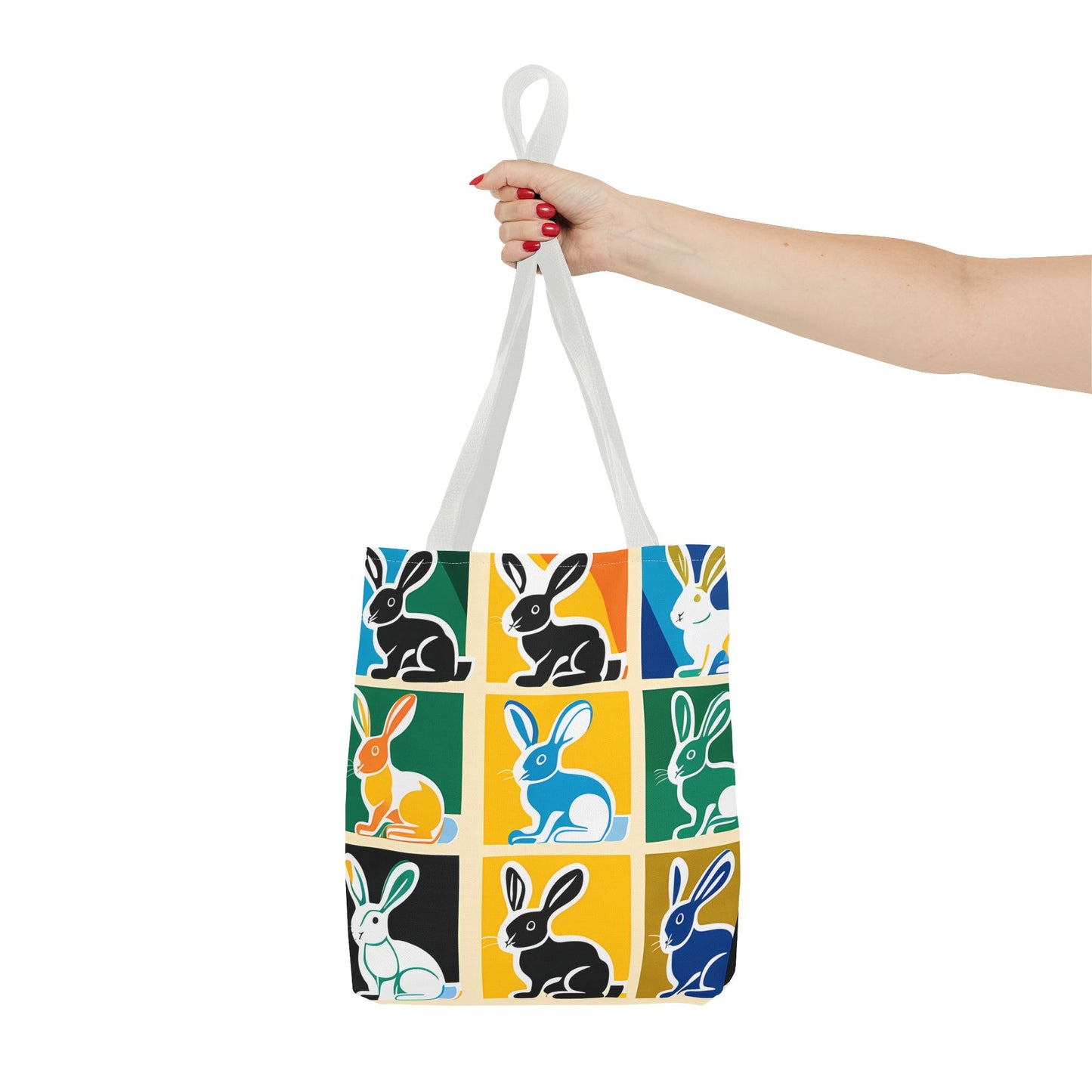 Rabbit Patchwork Tote Bag