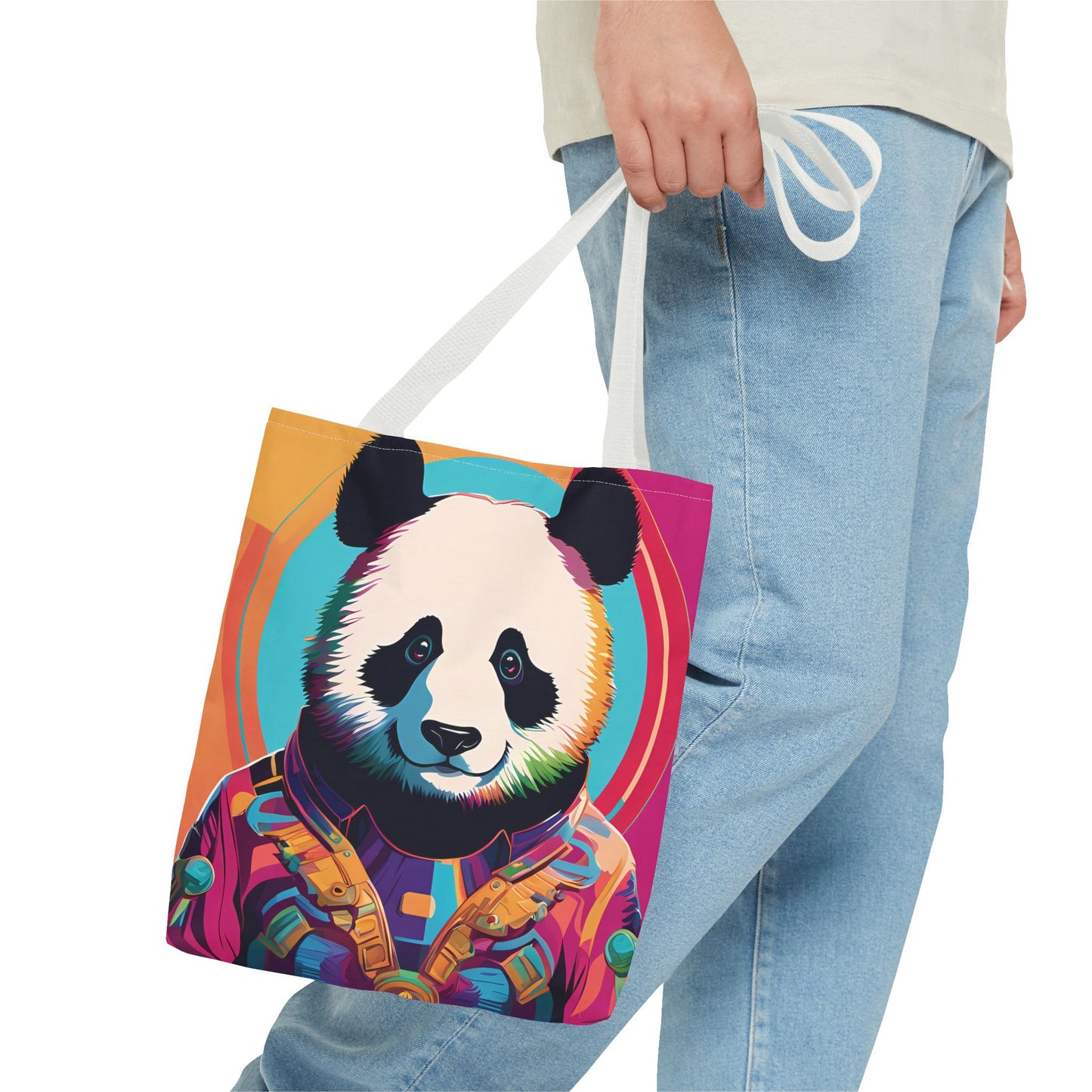 Cosmic Panda Tote Bag