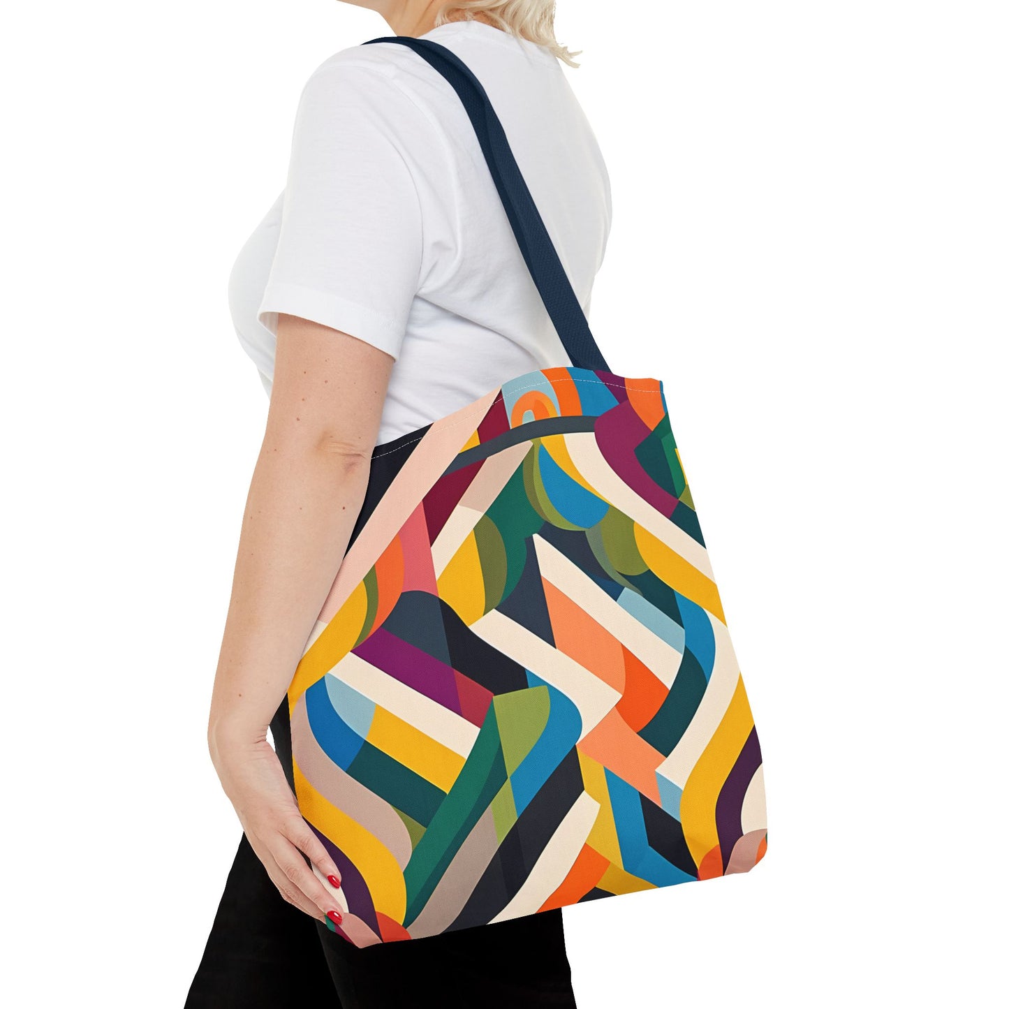 Abstract Ribbons Tote Bag