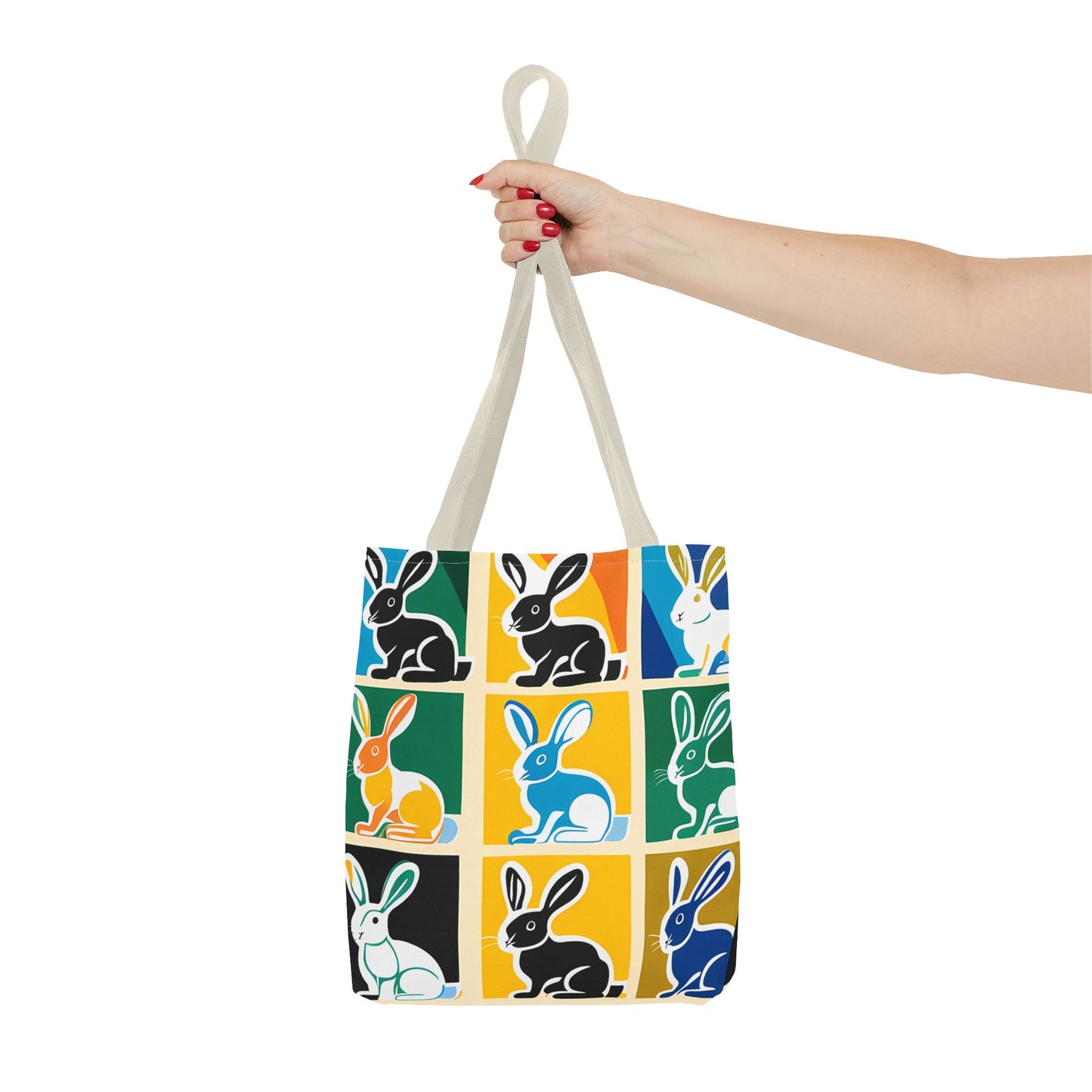 Rabbit Patchwork Tote Bag
