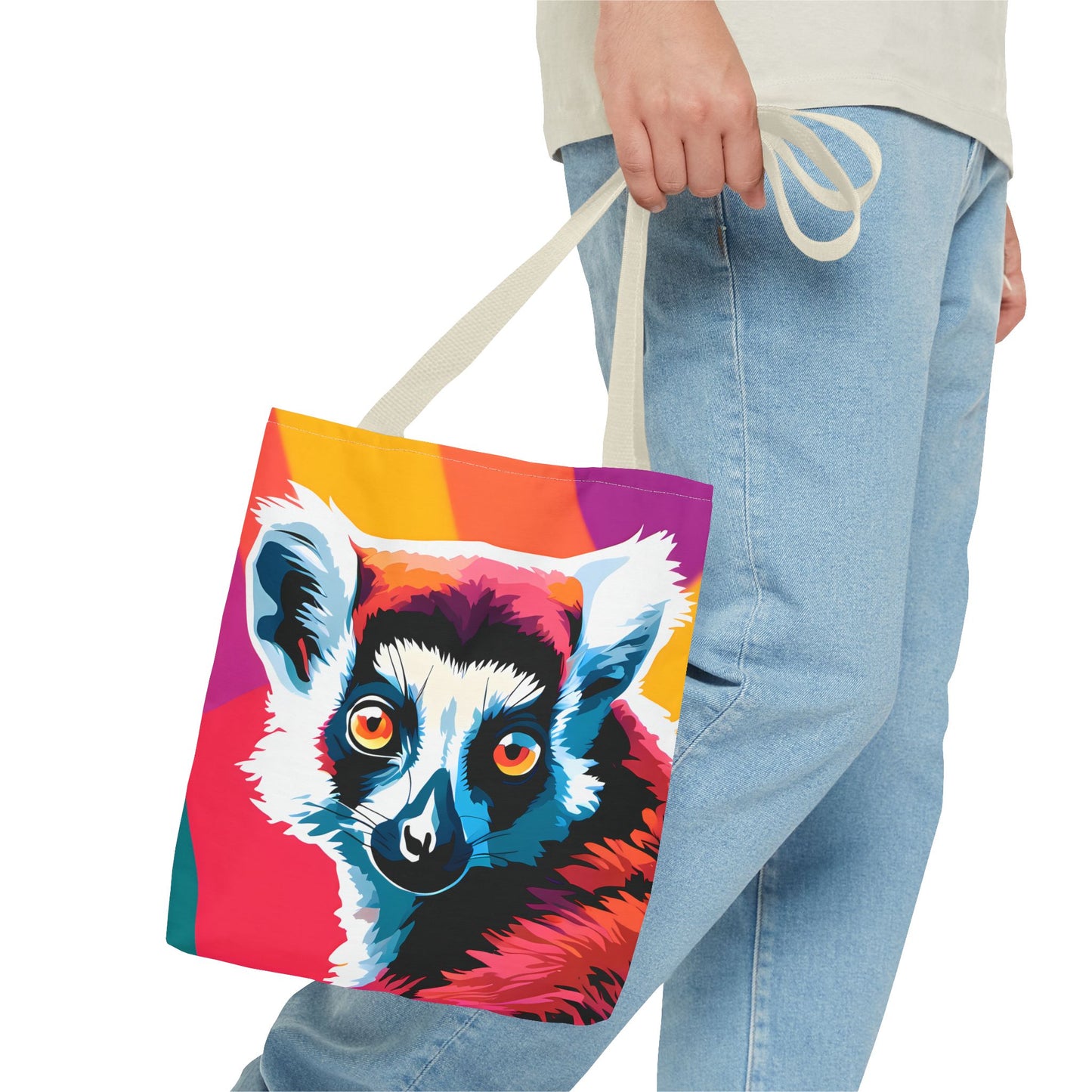Vivid Lemur Tote Bag