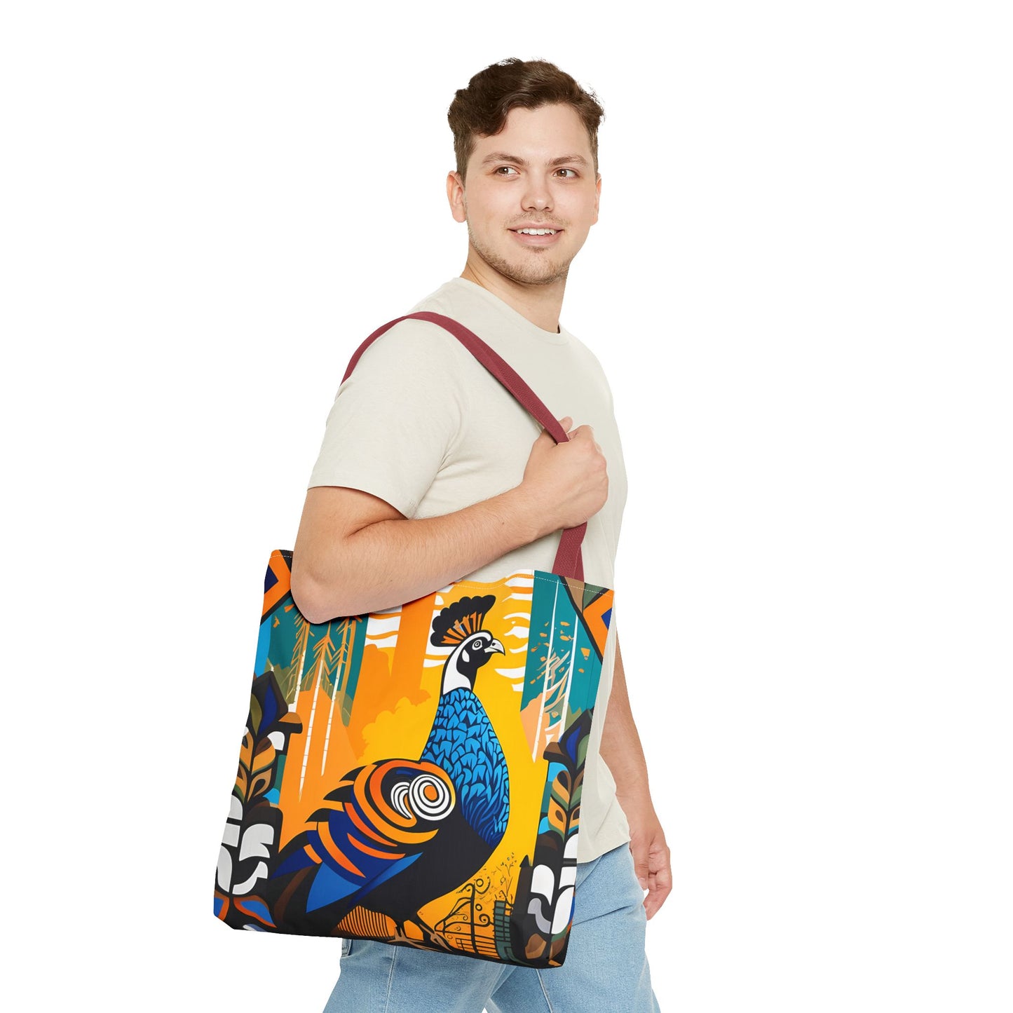 Graffiti Guineafowl Tote Bag