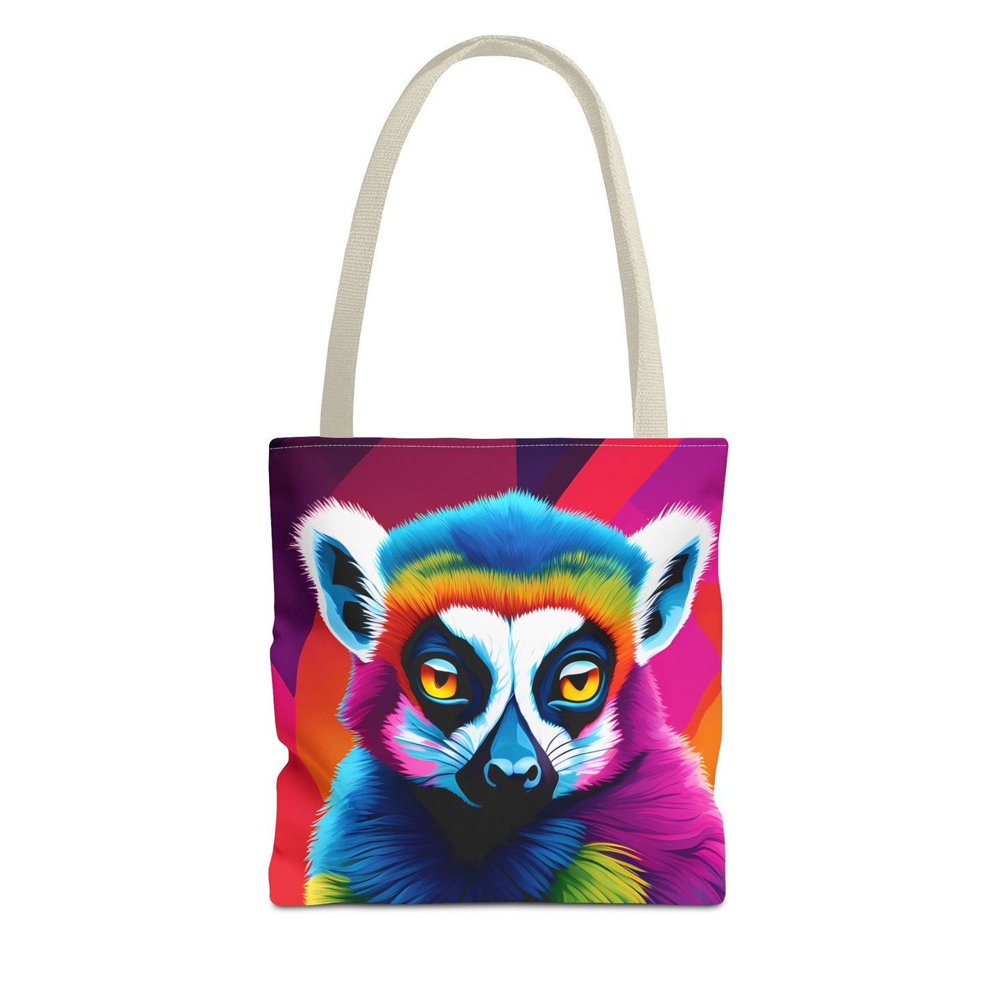 Psychedelic Lemur Tote Bag