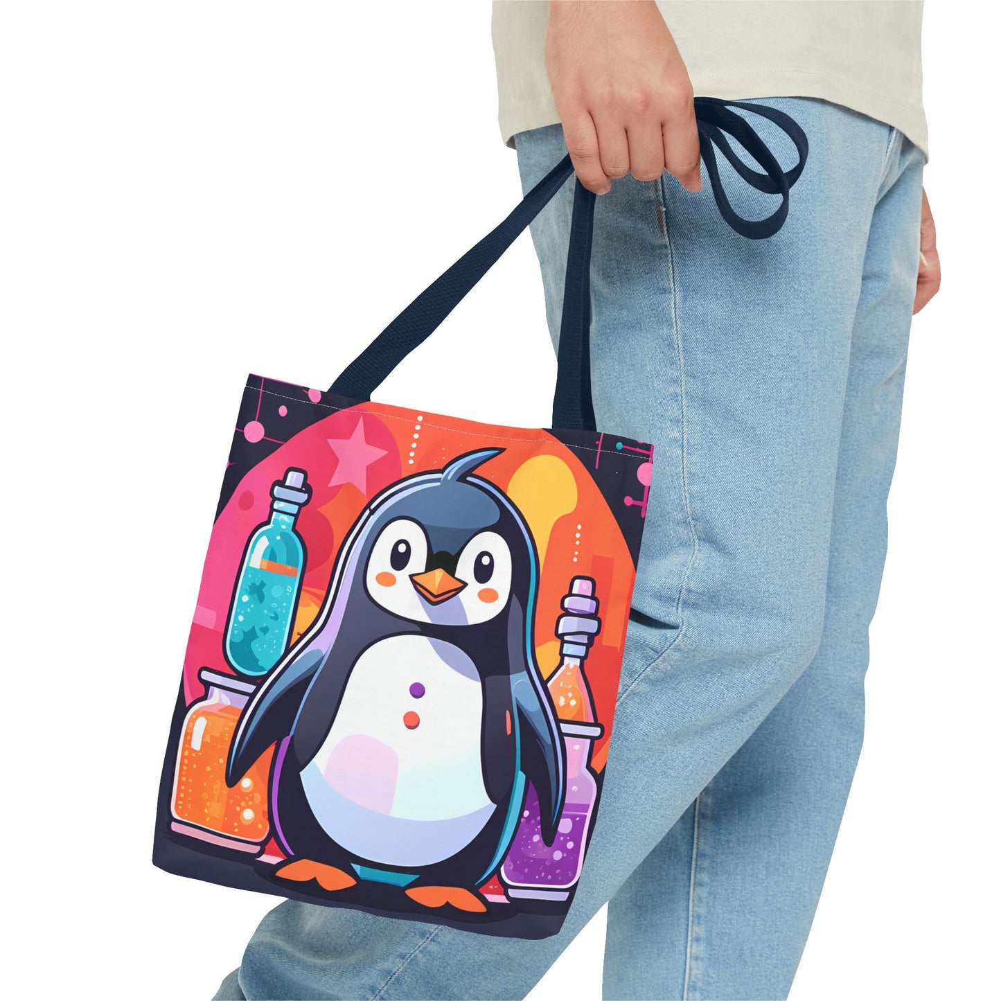 Science Penguin Tote Bag