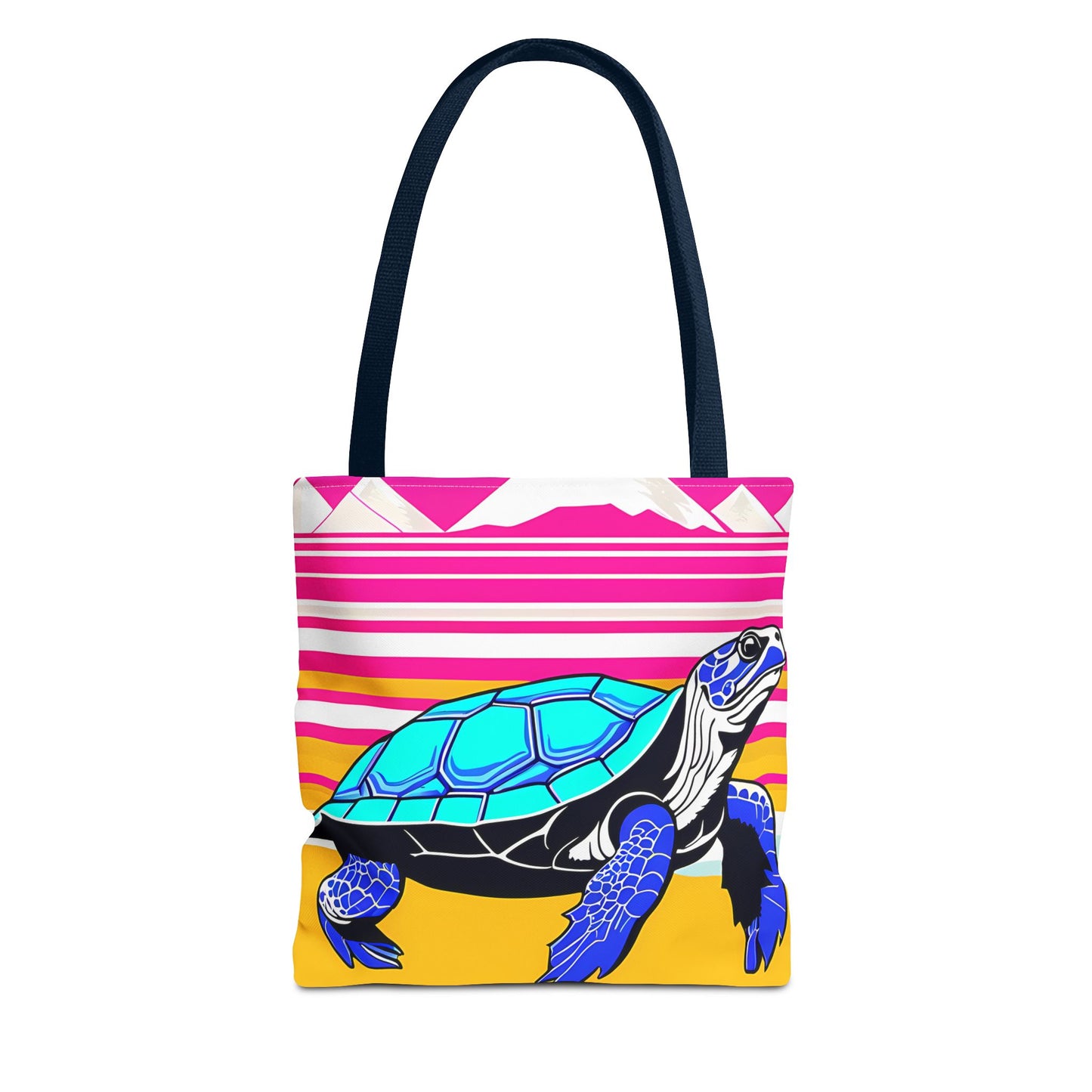 Retro Turtle Beach Tote Bag