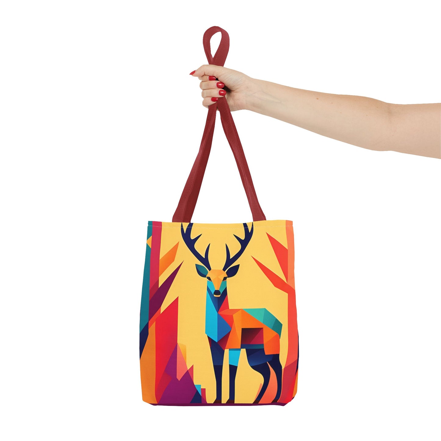Geometric Deer Tote Bag