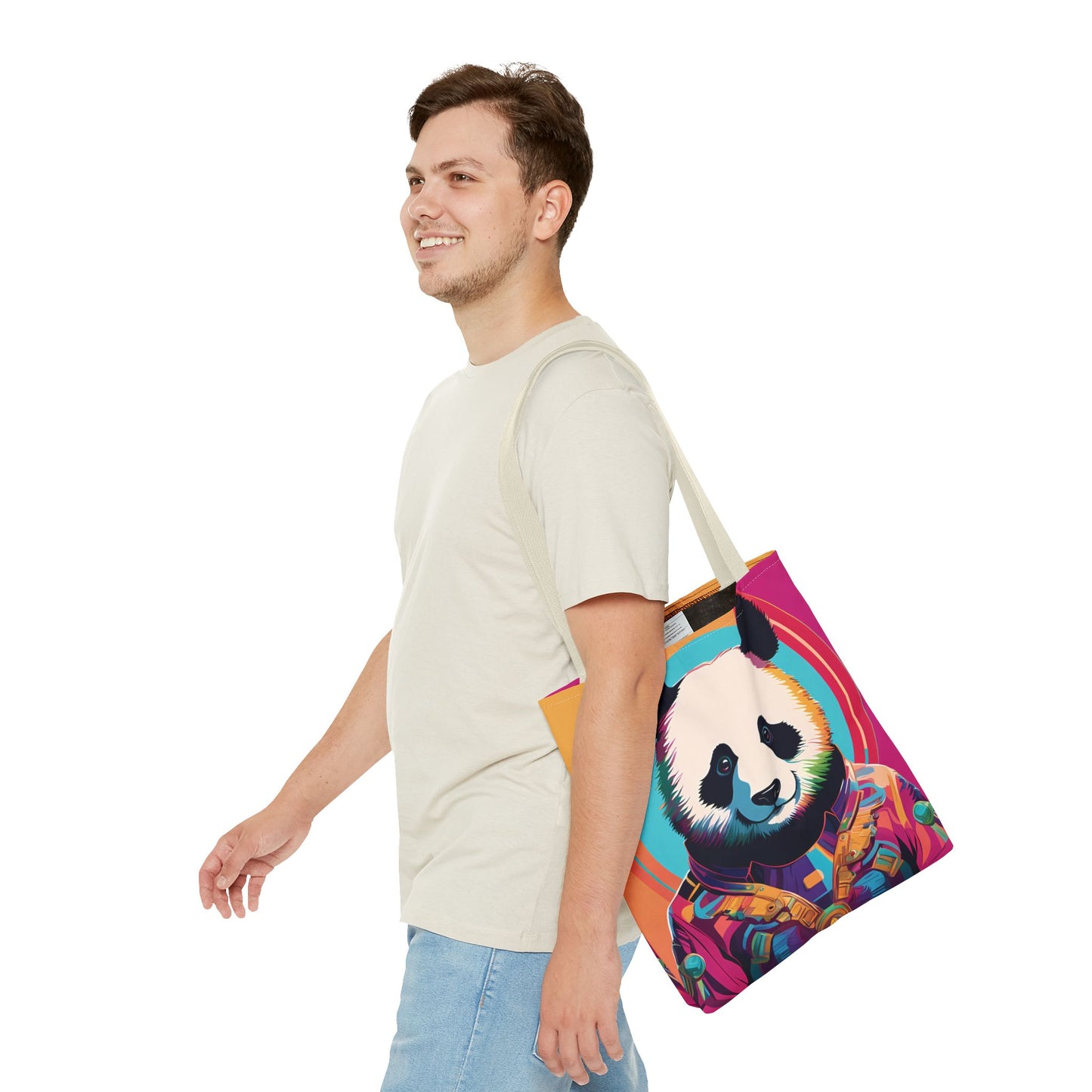 Cosmic Panda Tote Bag