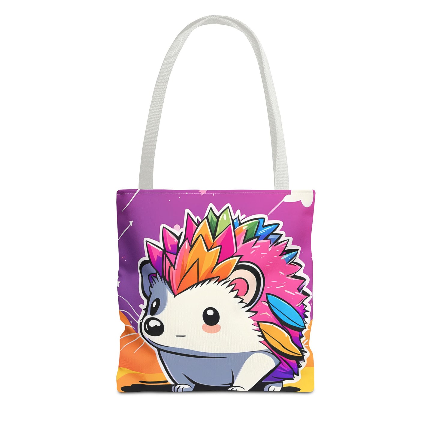 Rainbow Hedgehog Tote Bag