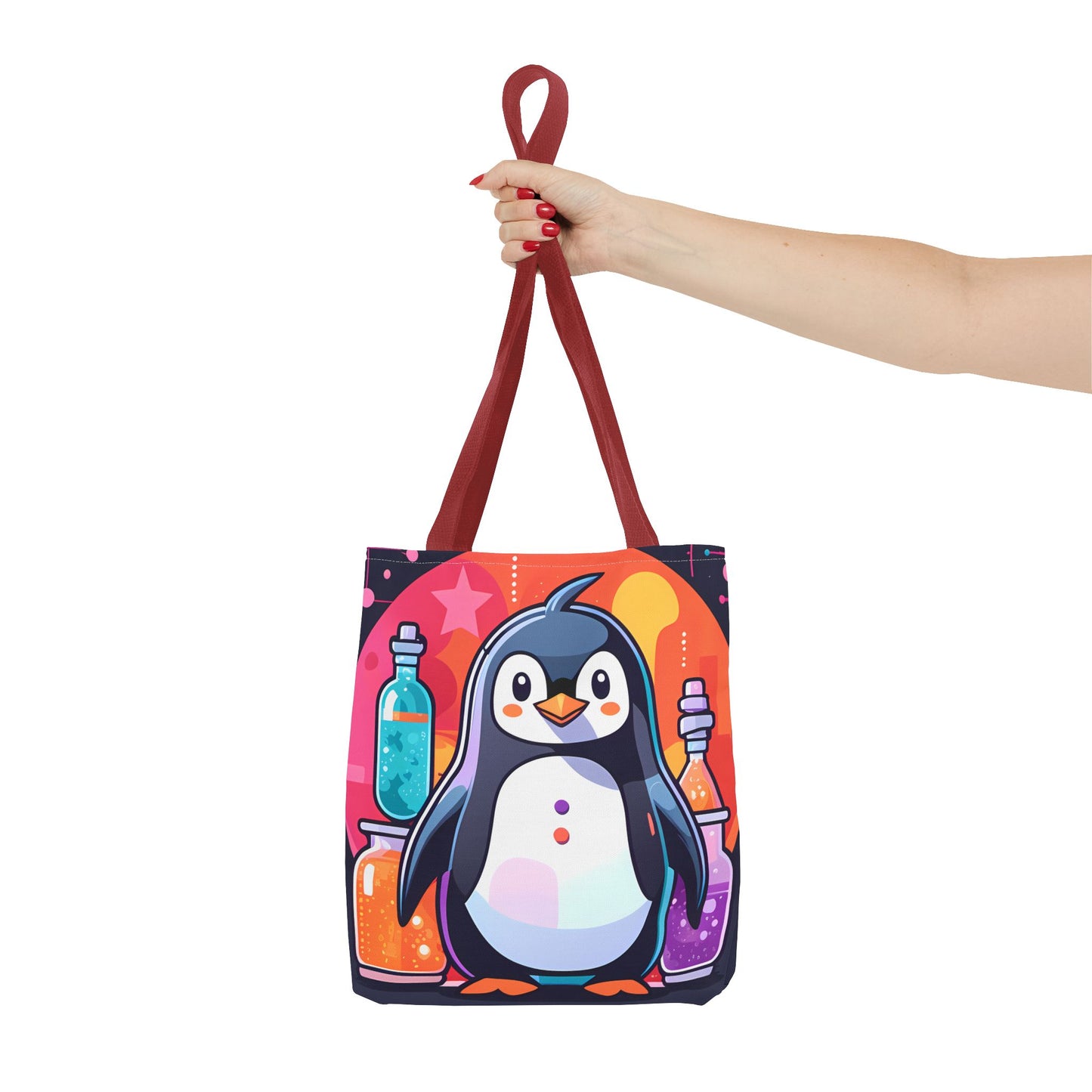 Science Penguin Tote Bag