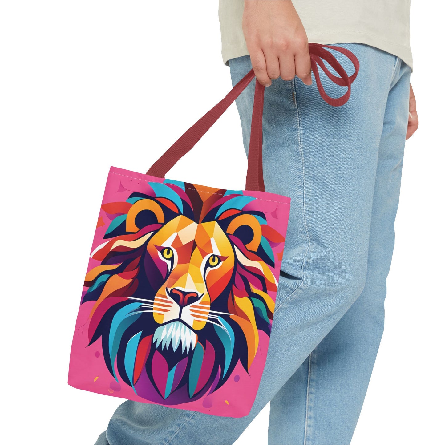 Artistic Lion Tote Bag