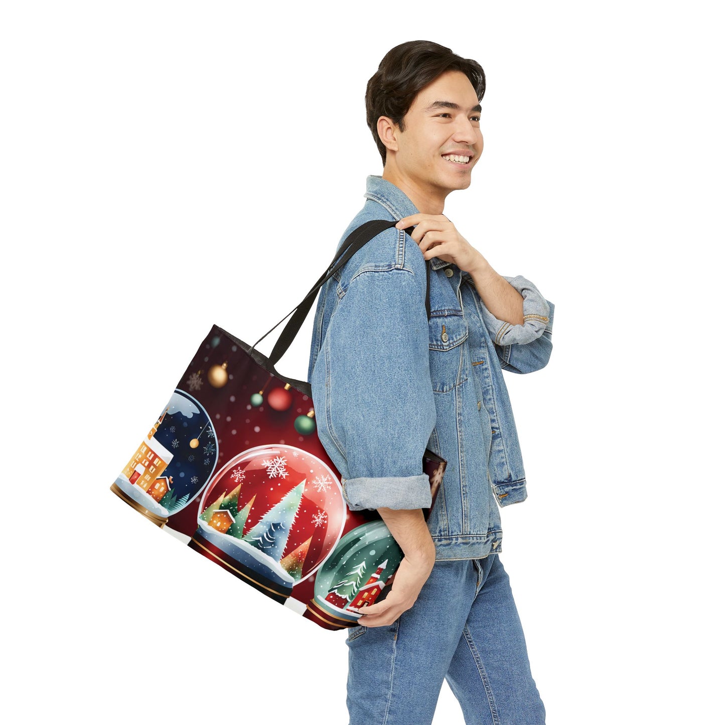 Christmas Snow Globes Tote Bag