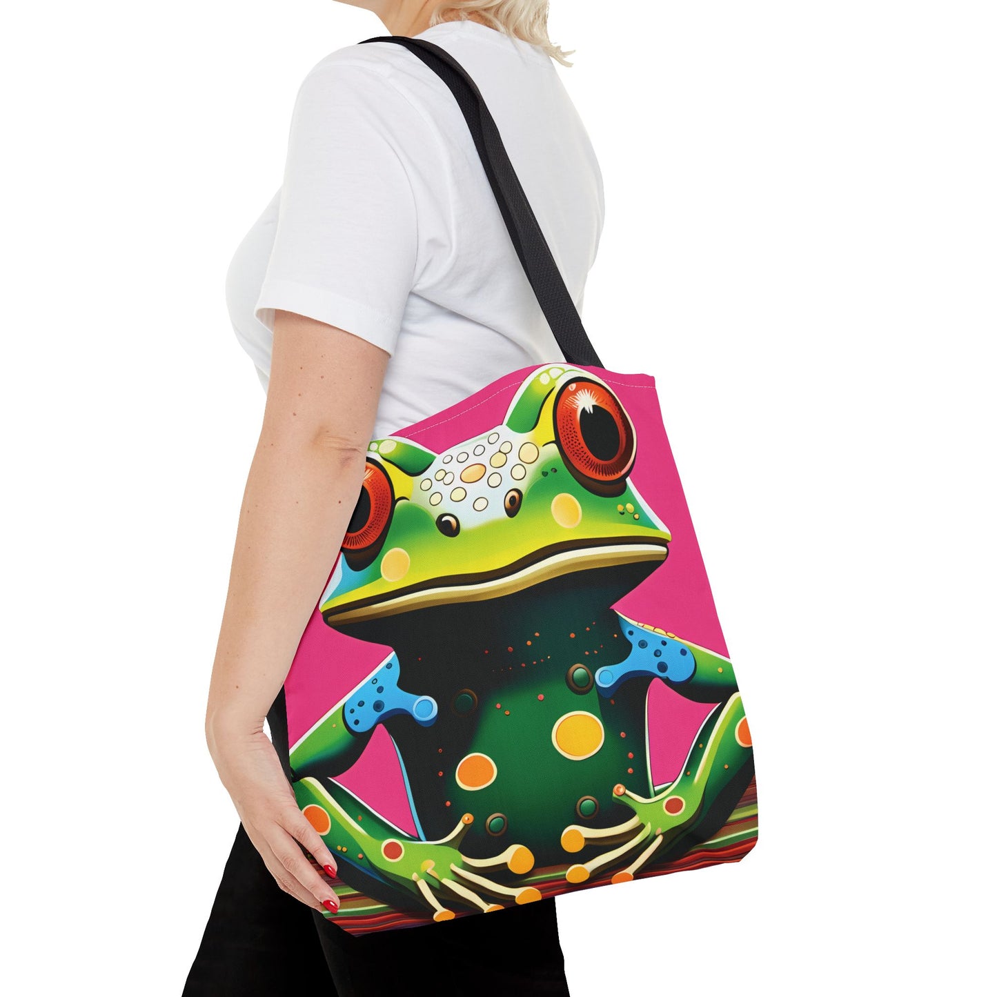 Angry Tree Frog Tote Bag