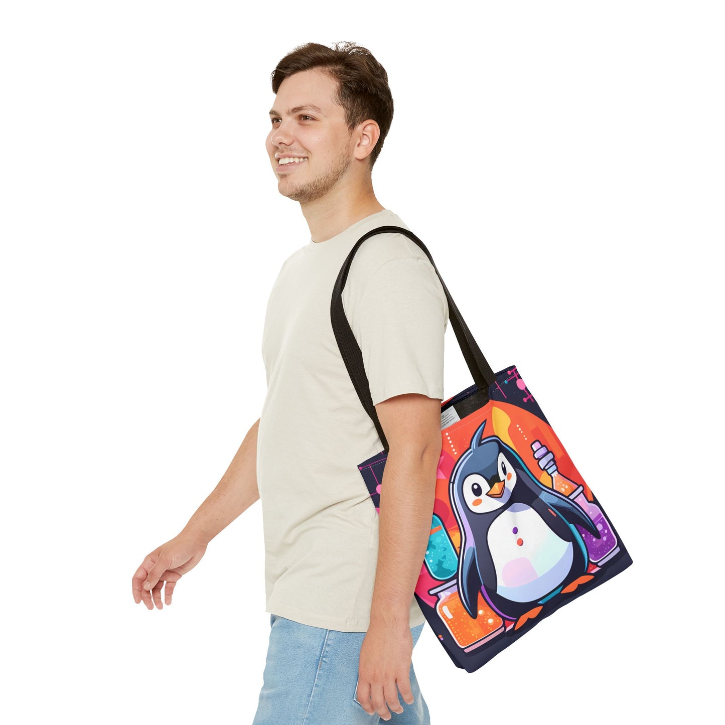 Science Penguin Tote Bag