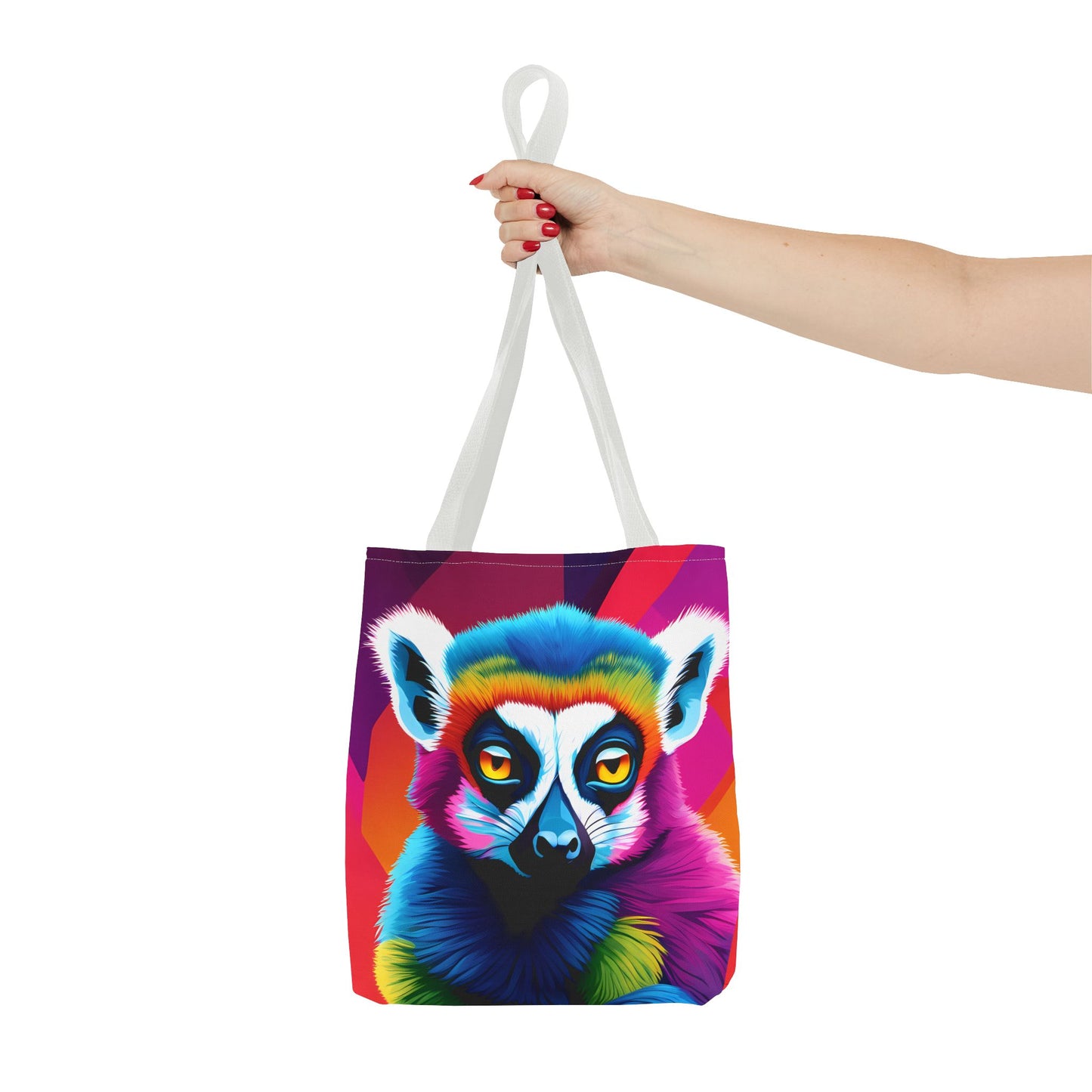 Psychedelic Lemur Tote Bag