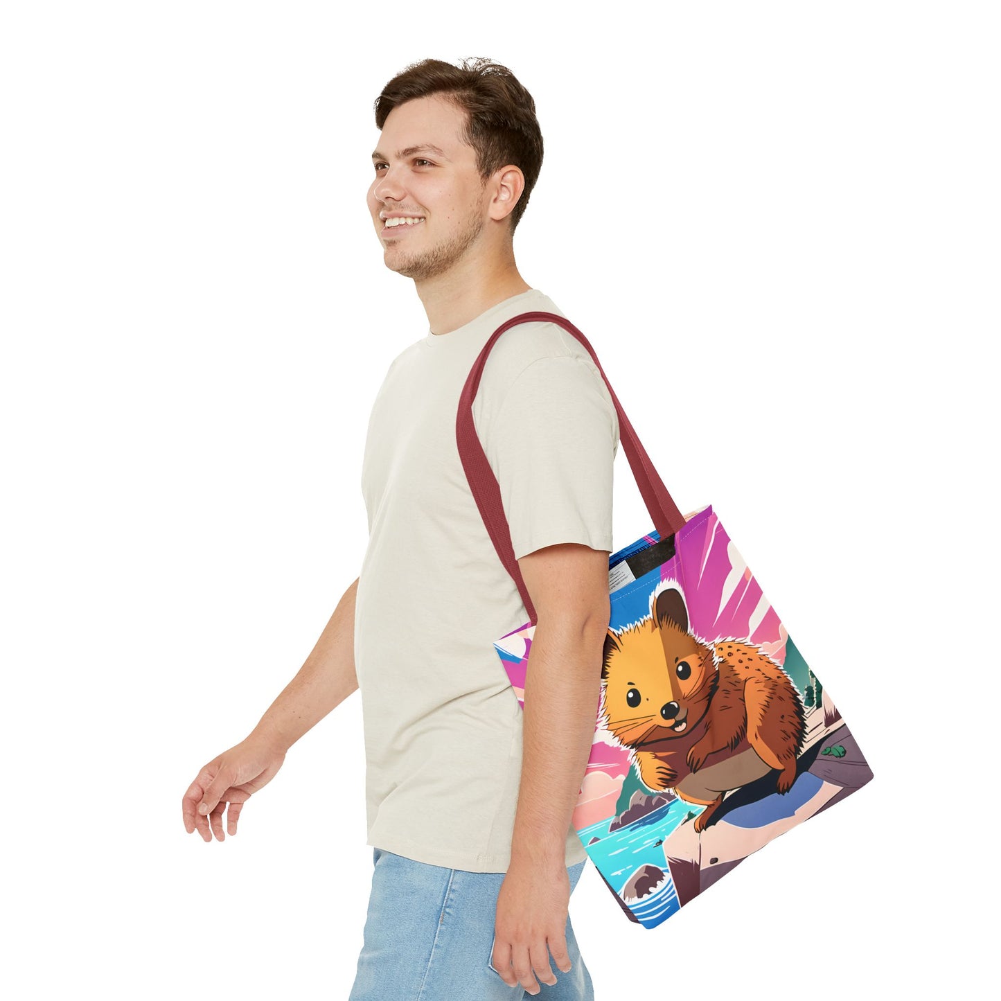 Cheery Quokka Tote Bag