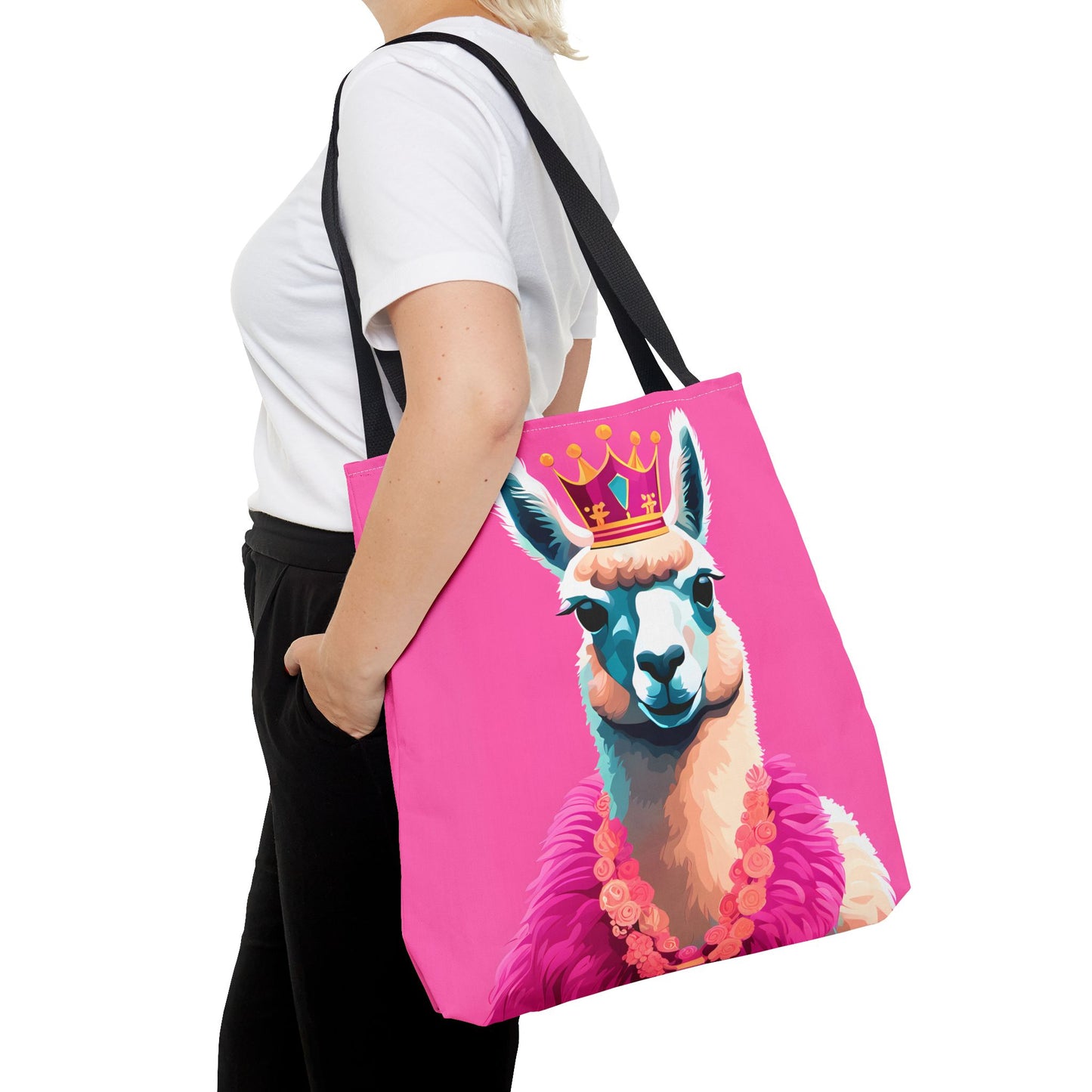 Princess Llama Tote Bag