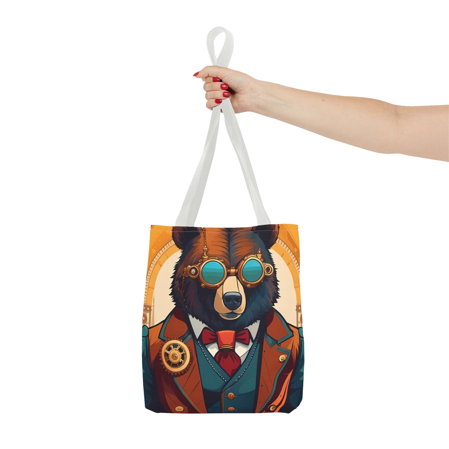 Steampunk Bear Tote Bag