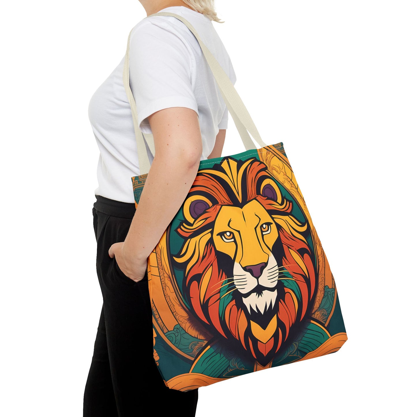 Regal Lion Art Tote Bag