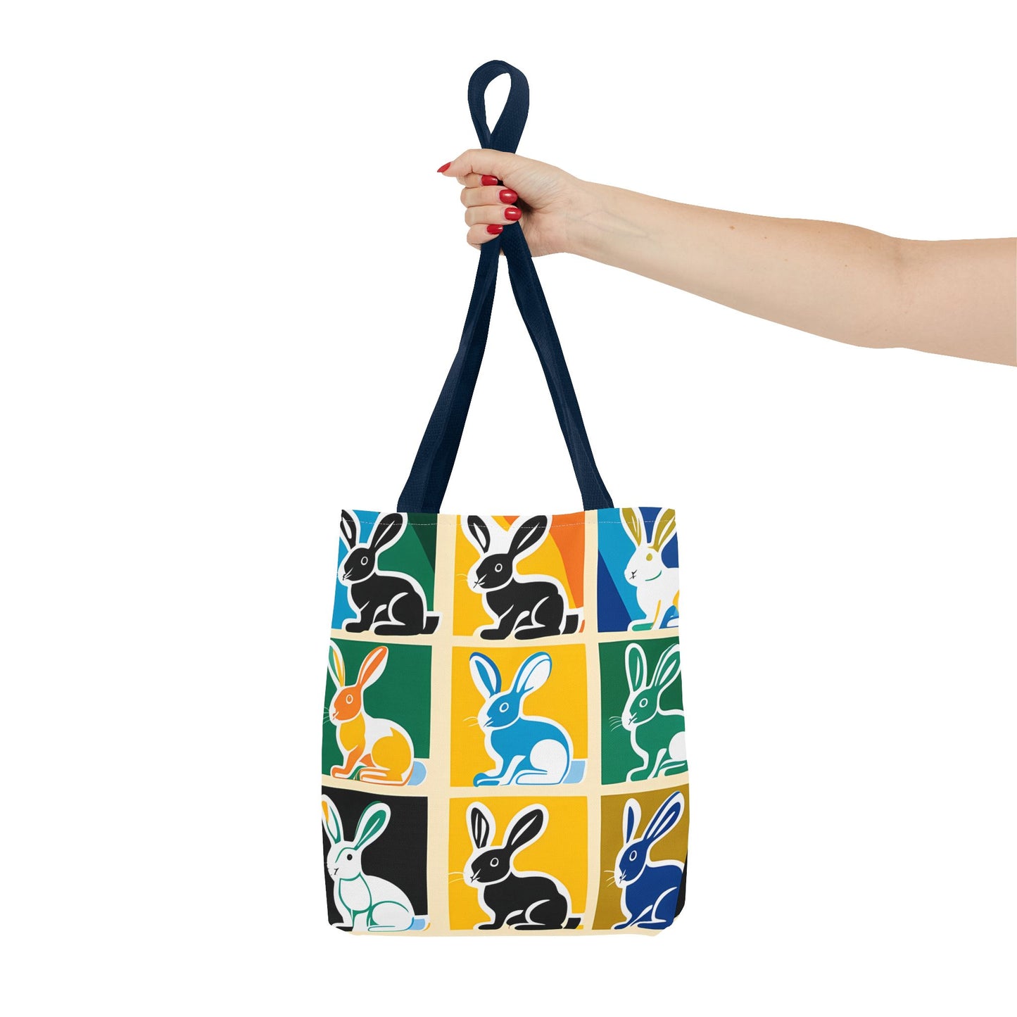 Rabbit Patchwork Tote Bag