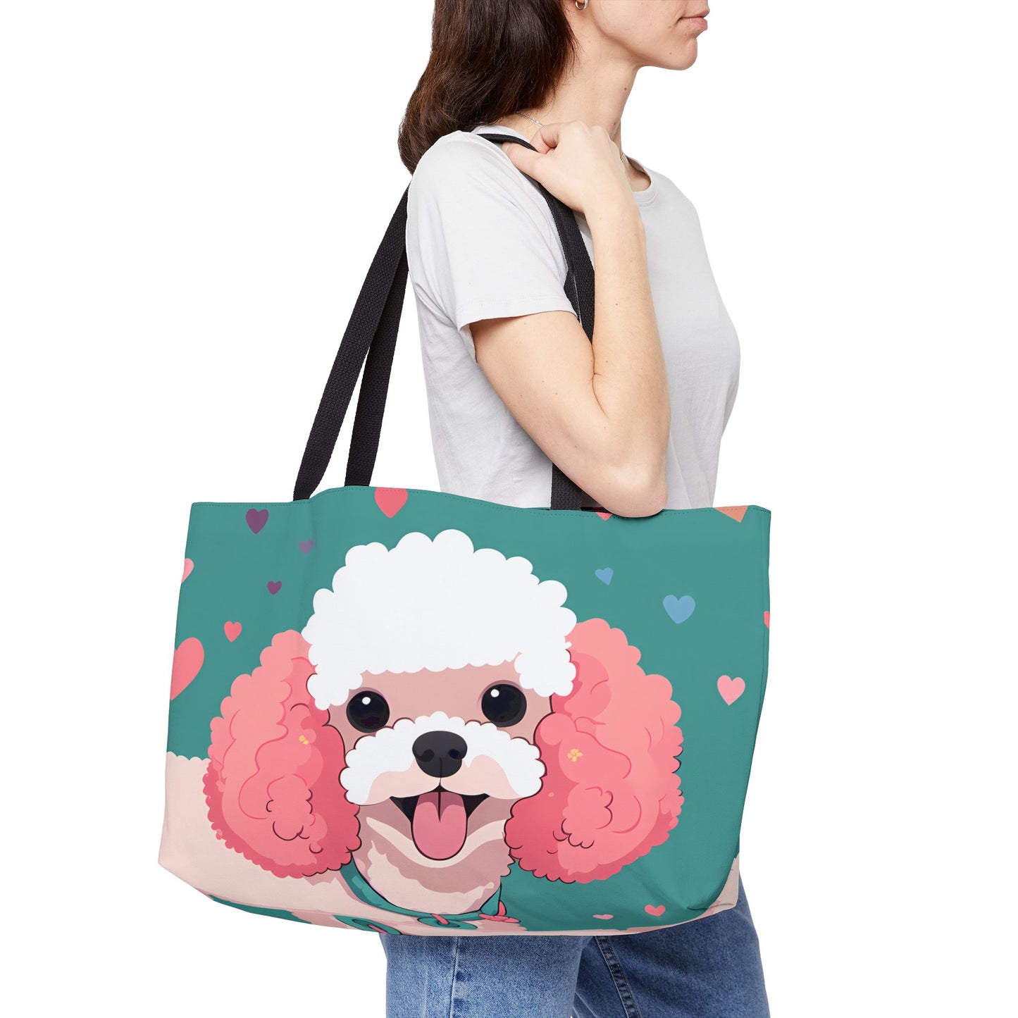 Cute Poodle Tote Bag