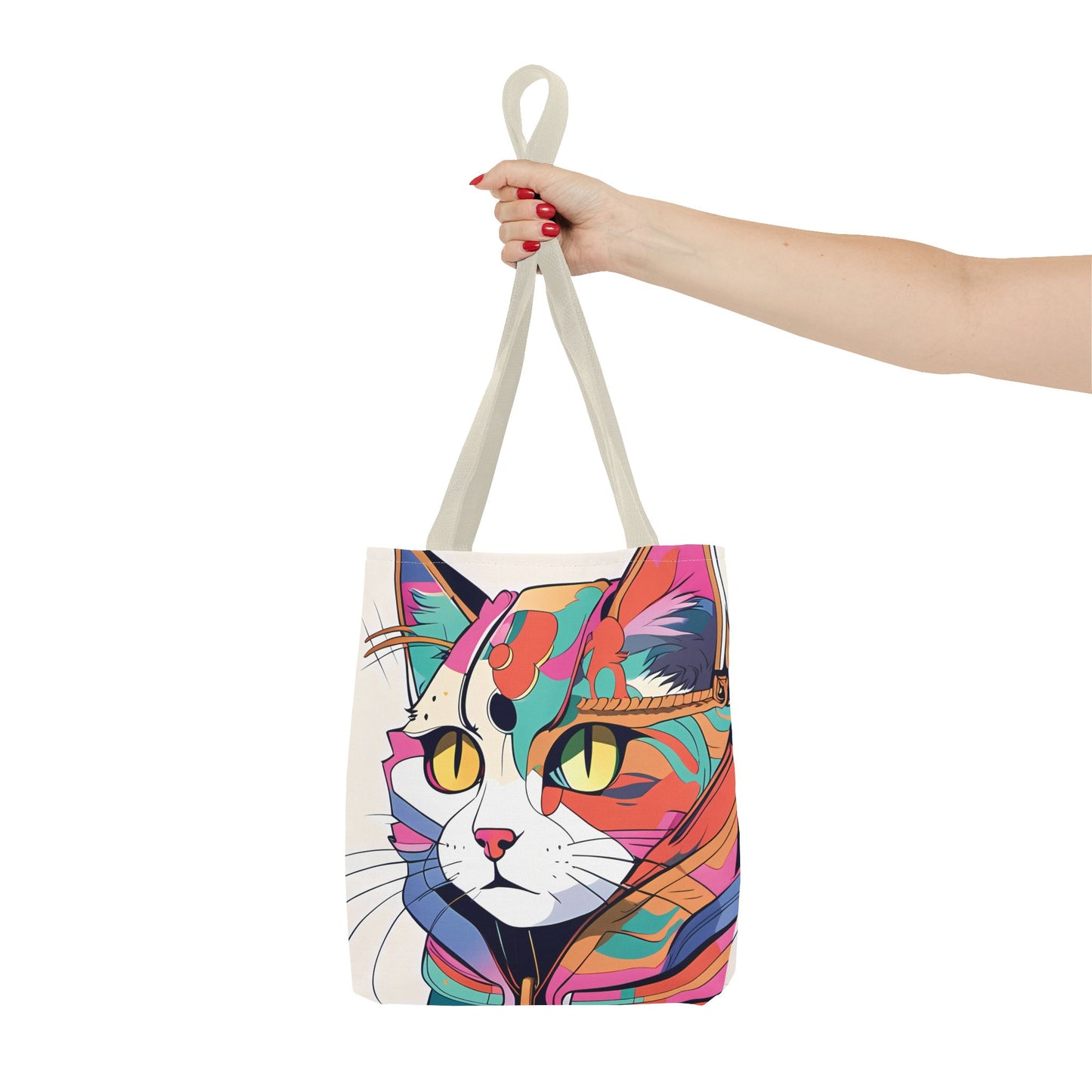 Abstract Feline Fantasy Tote Bag