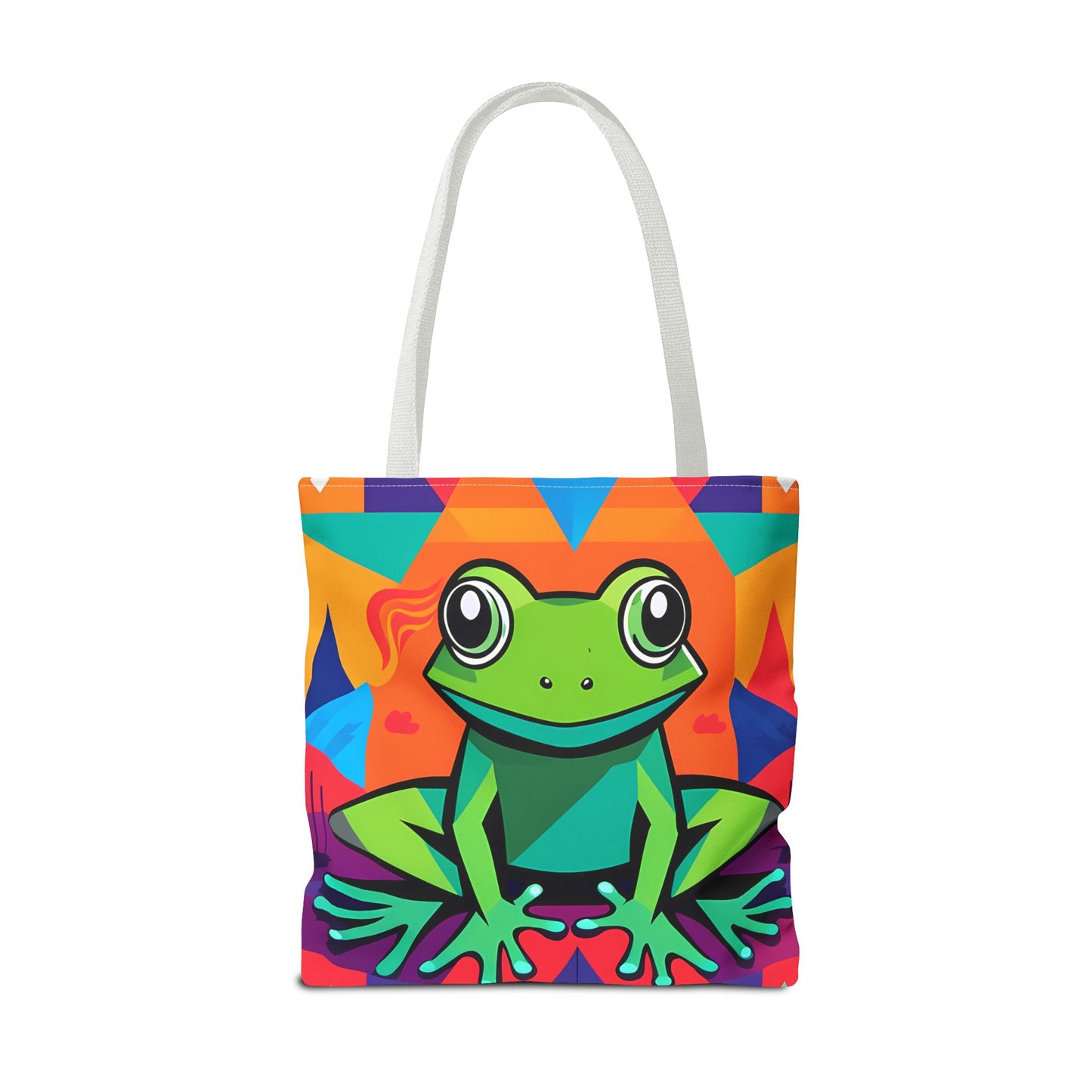 Vibrant Tree Frog Tote Bag