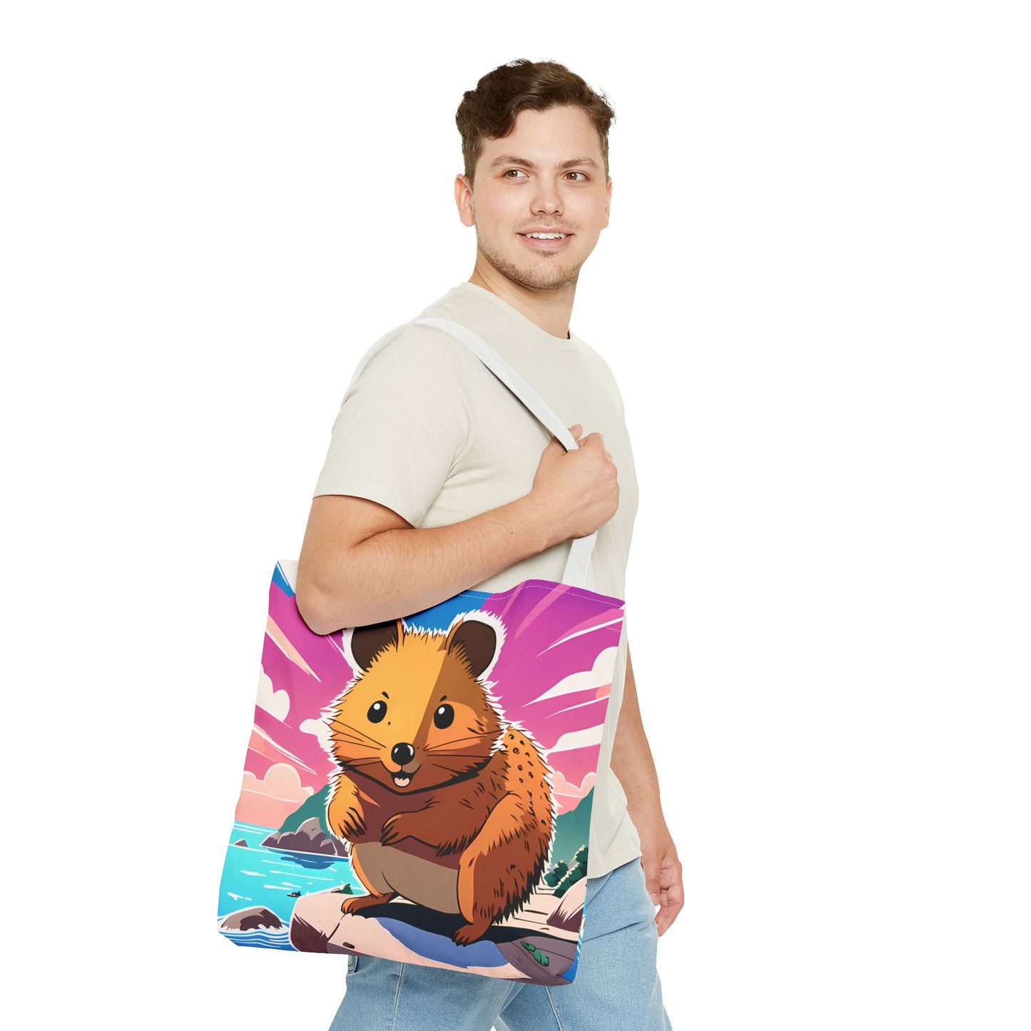 Cheery Quokka Tote Bag