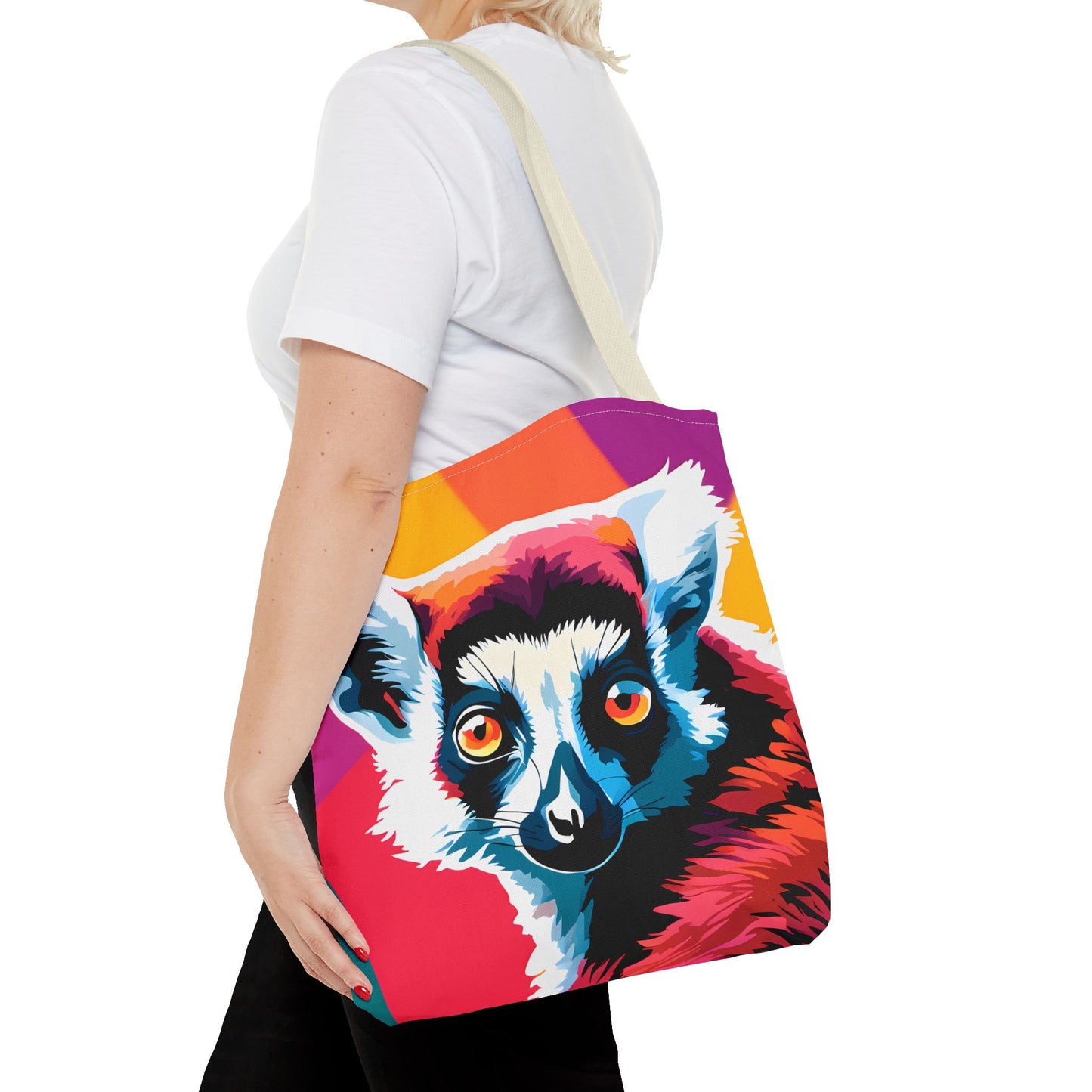 Vivid Lemur Tote Bag